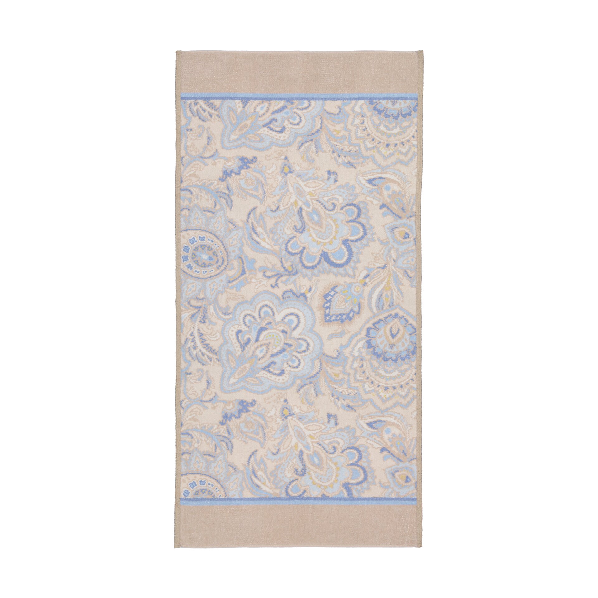 DJAMILA Chenille Handtuch 50 × 100 cm Kiesel – Luxuriöses FEILER Handtuch aus Original FEILER-Chenille, Made in Germany.