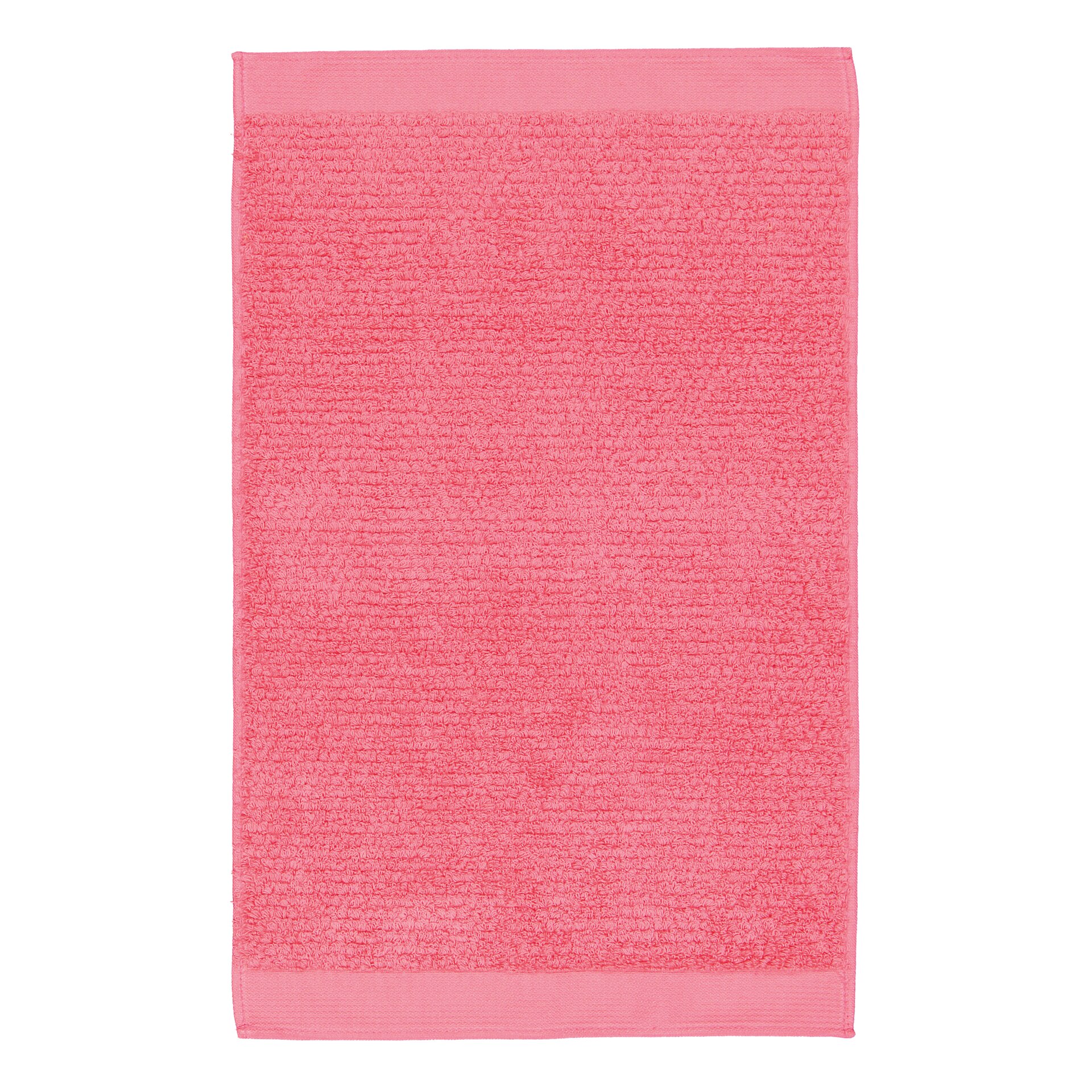 Ibiza Handtuch 50x100 cm Frottier pink – Luxuriöses FEILER Handtuch in der Größe 50 × 100 cm aus Frottier mit Original FEILER-Chenille-Bordüre, Made in Germany.