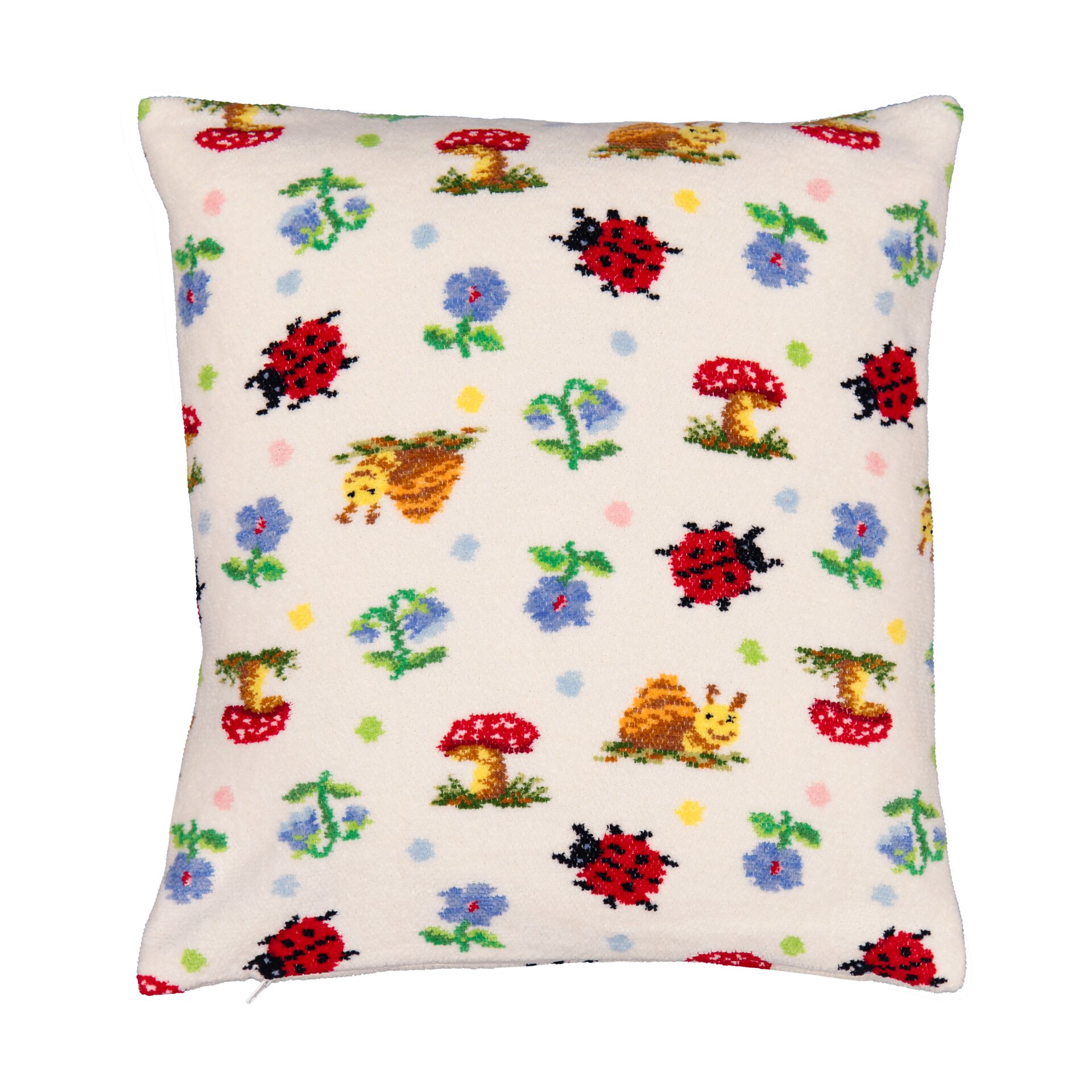 PAULI Frottier Kissen – Luxuriöses FEILER Kissen aus Frottier mit Original FEILER-Chenille-Bordüre, Made in Germany.