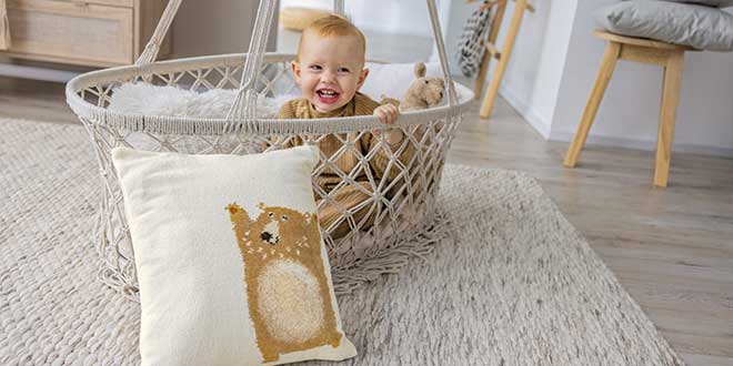 Kategorieheader mit FEILER Baby Kissen