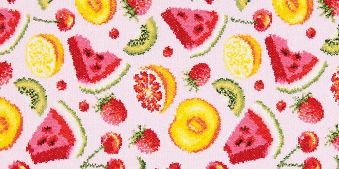 Souvenir-Motiv der FEILER FRUIT POTPOURRI Kollektion.