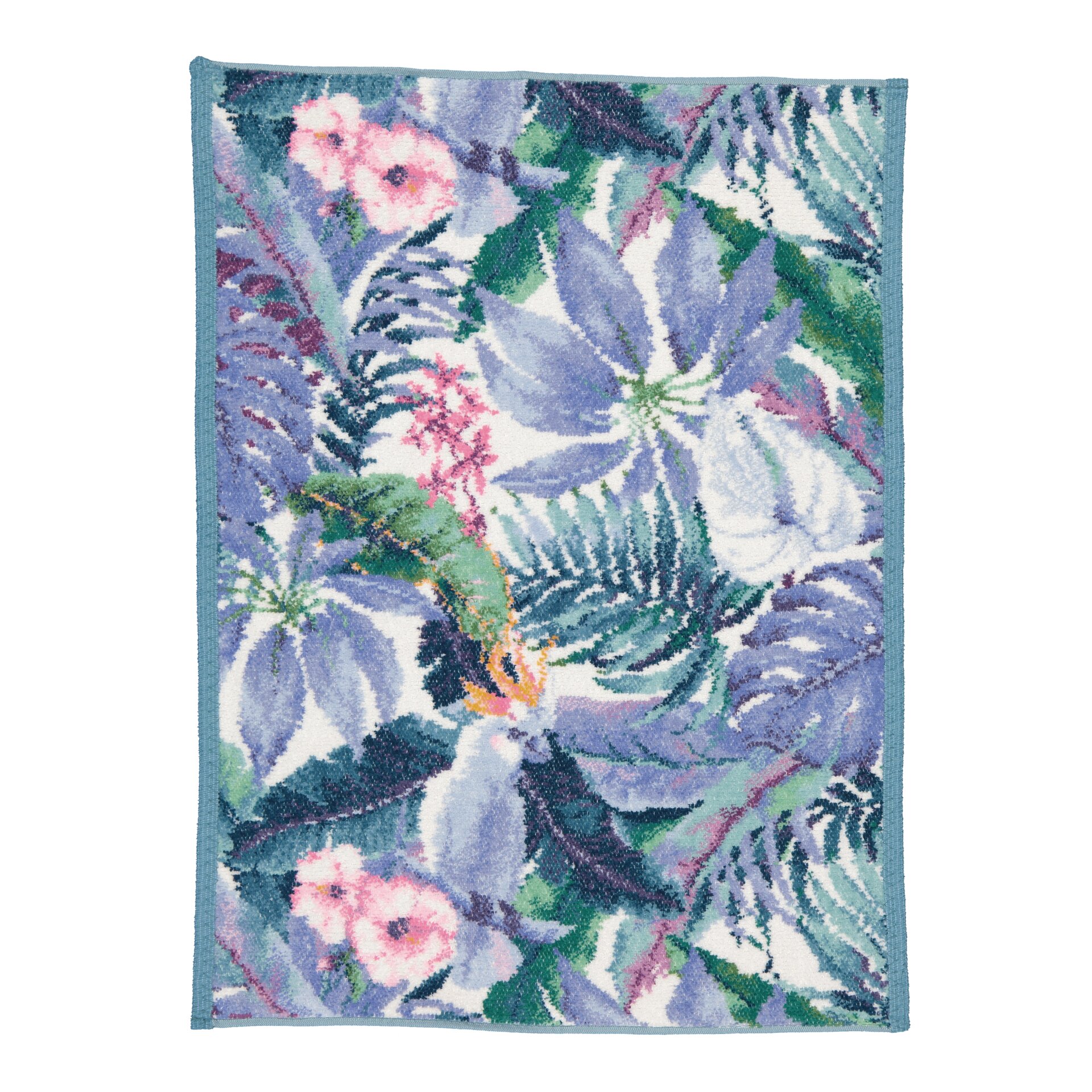 TROPICAL Chenille Gästehandtuch 37 × 50 cm – Luxuriöses FEILER Handtuch aus Original FEILER-Chenille, Made in Germany.