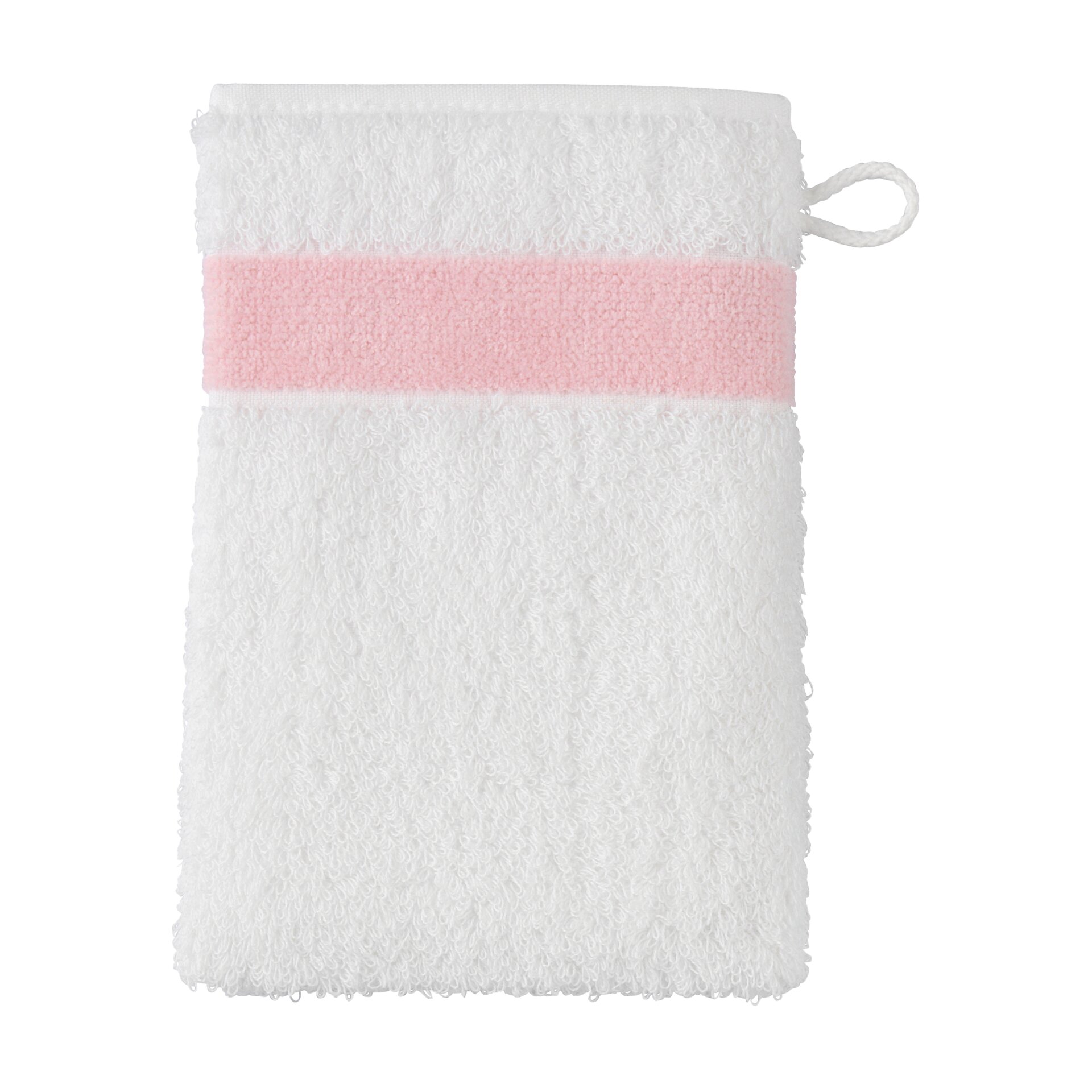 EXCLUSIV Waschhandschuh 15 x 20 cm Frottier rose – Luxuriöser FEILER Waschhandschuh in der Größe 15 × 20 cm aus Frottier mit Original FEILER-Chenille-Bordüre, Made in Germany.