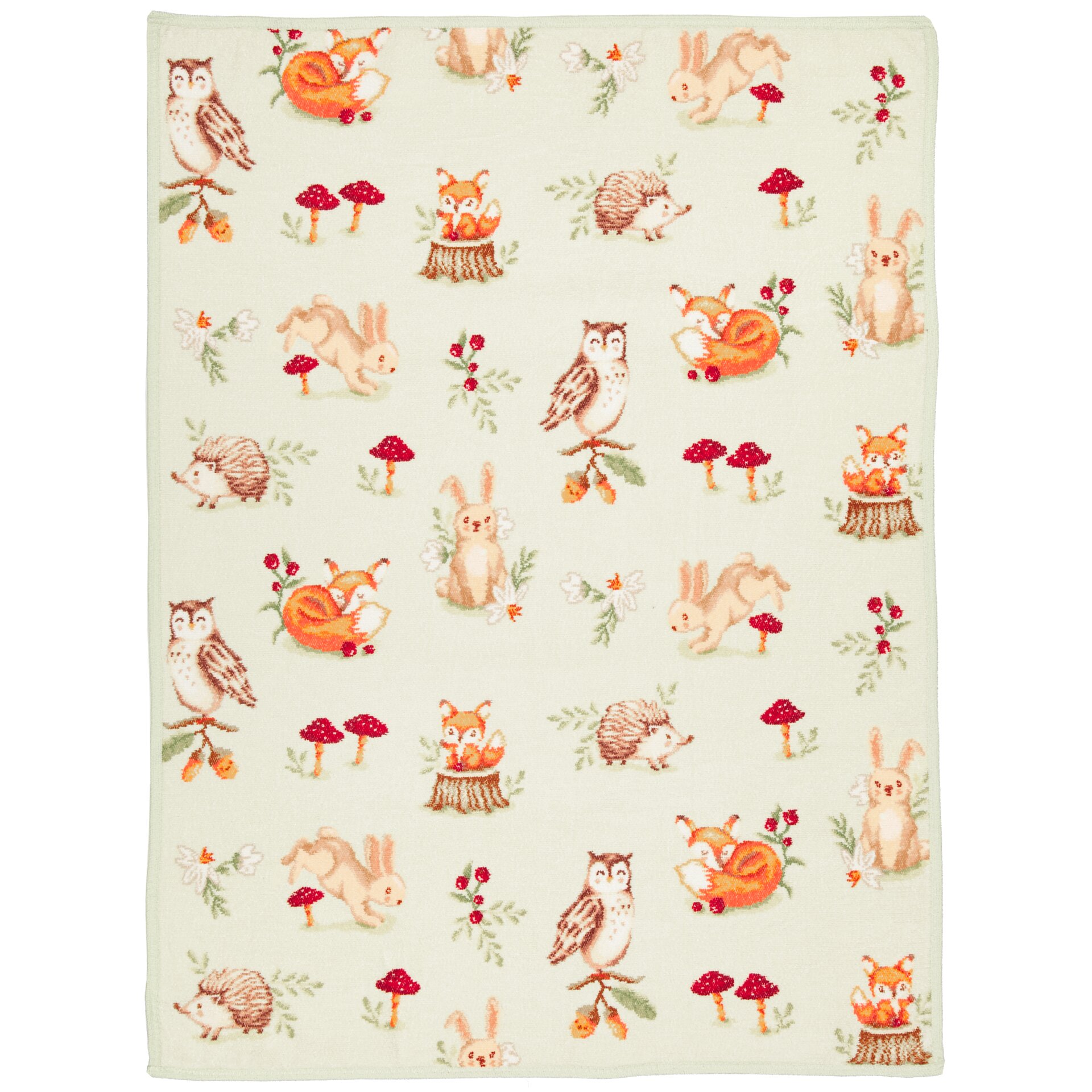 FEILER Baby Blanket from the FOREST TALES collection, size 75 × 100 cm, made from Original FEILER chenille in Germany.