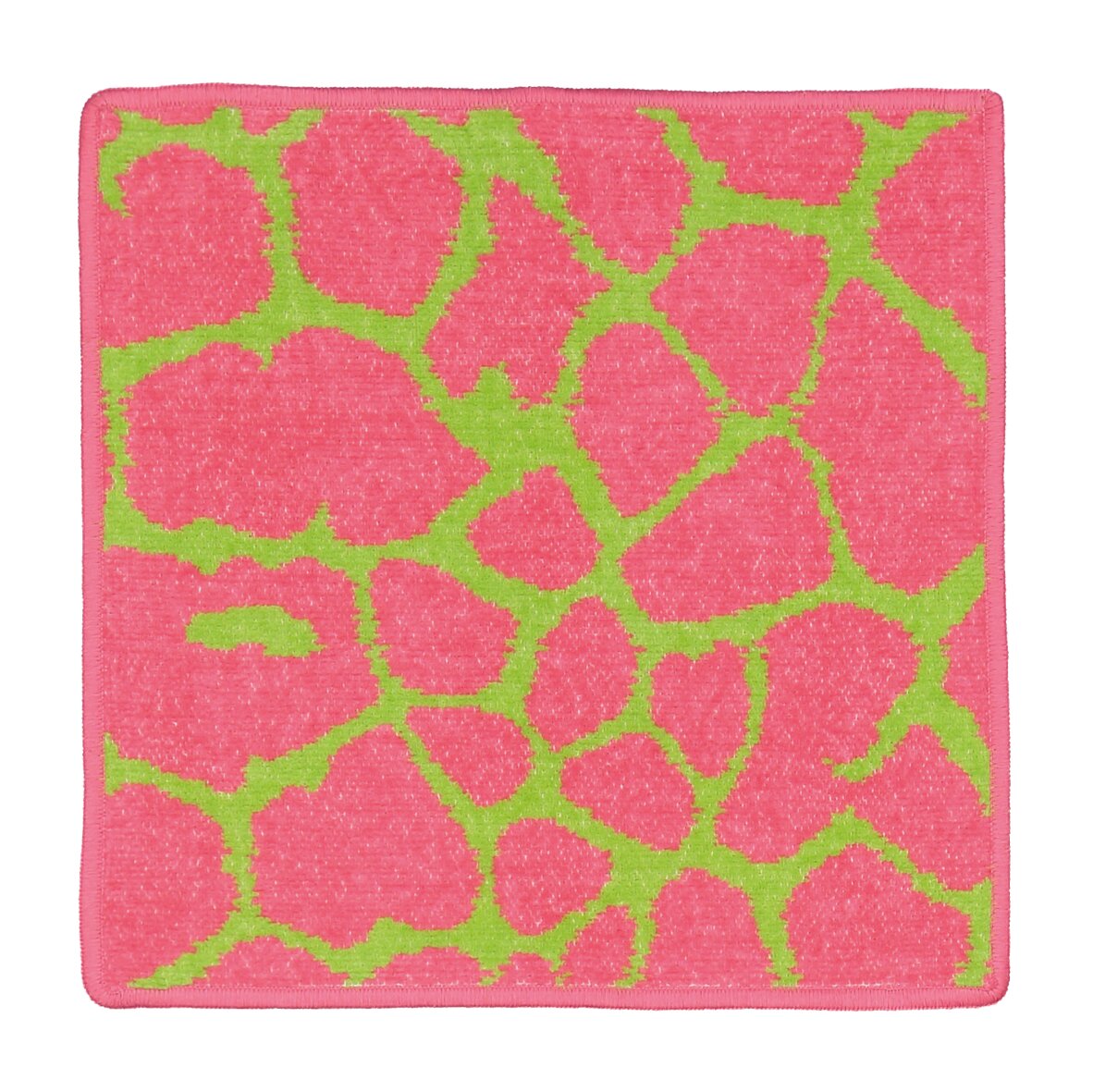 GREEN Chenille Beautytuch 30 × 30 cm – Luxuriöses FEILER Handtuch aus Original FEILER-Chenille, Made in Germany.