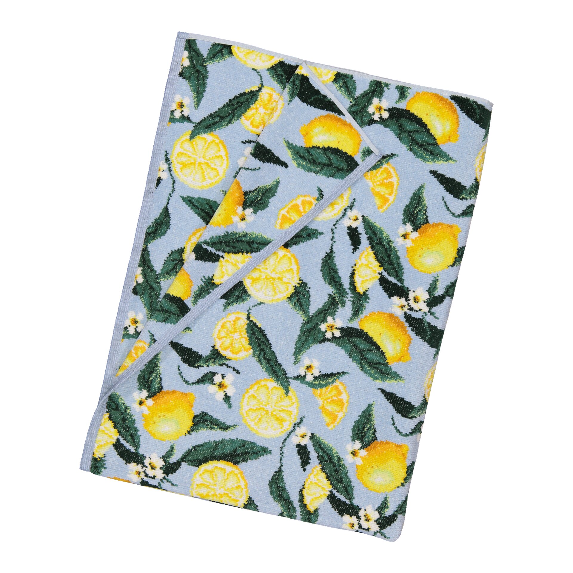 LEMONS Chenille Handtuch 50 × 100 cm – Luxuriöses FEILER Handtuch aus Original FEILER-Chenille, Made in Germany.