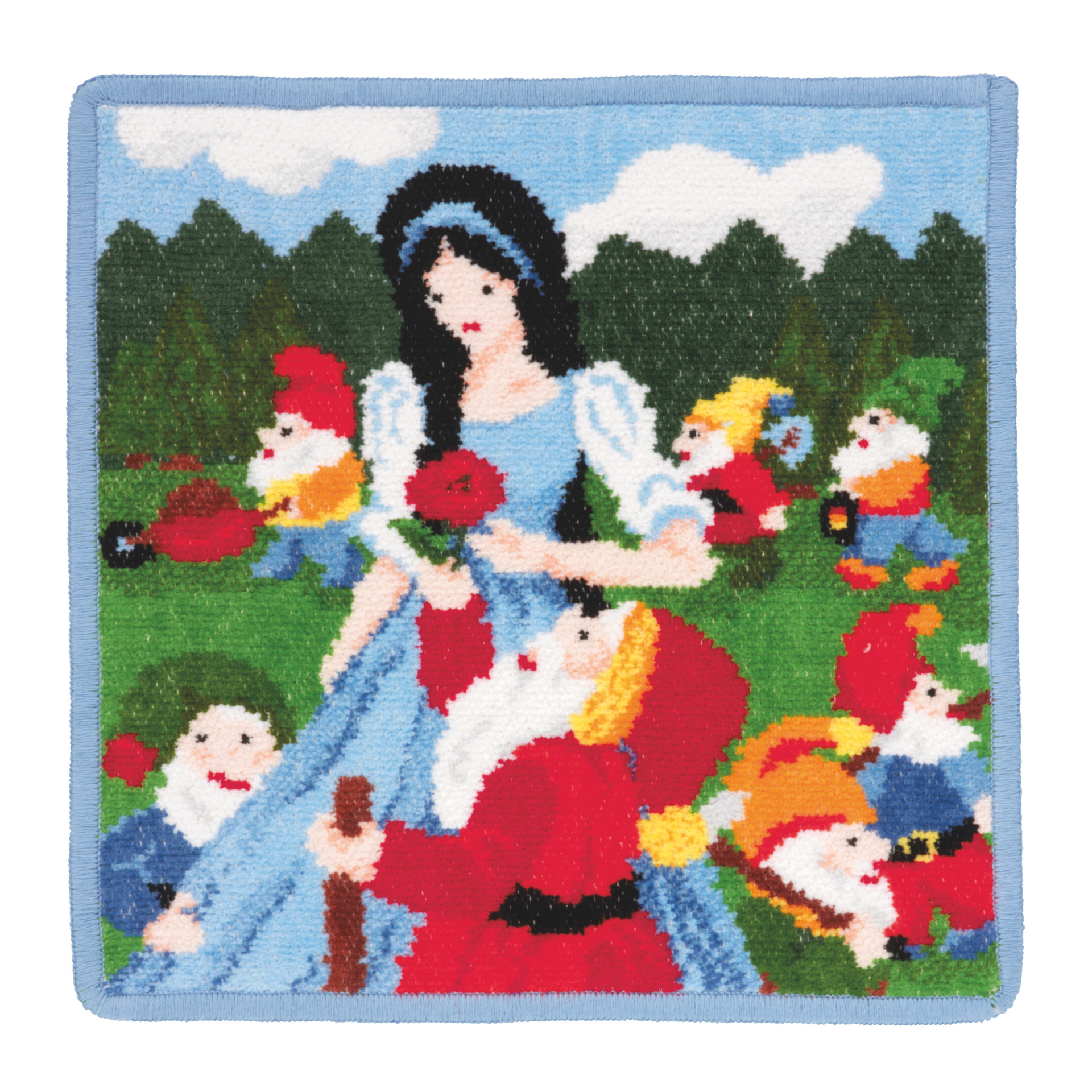 SCHNEEWITTCHEN Chenille Gesichtstuch 25 × 25 cm – Luxuriöses FEILER Gesichtstuch aus Original FEILER-Chenille, Made in Germany.