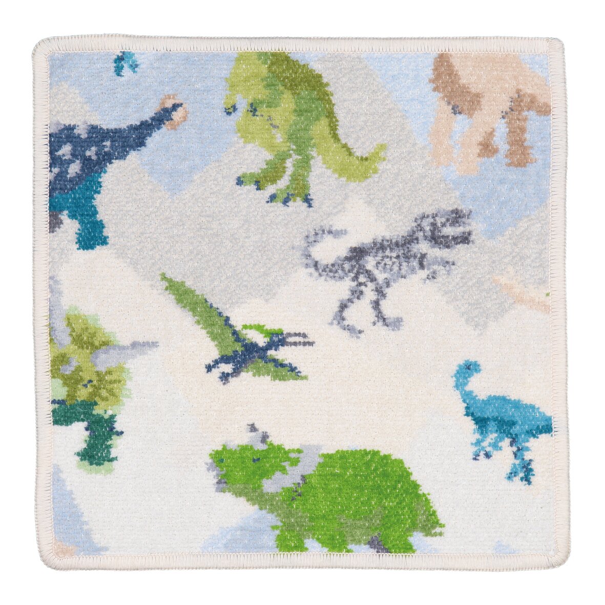 JURASSIC Chenille Gesichtstuch 25 × 25 cm – Luxuriöses FEILER Gesichtstuch aus Original FEILER-Chenille, Made in Germany.