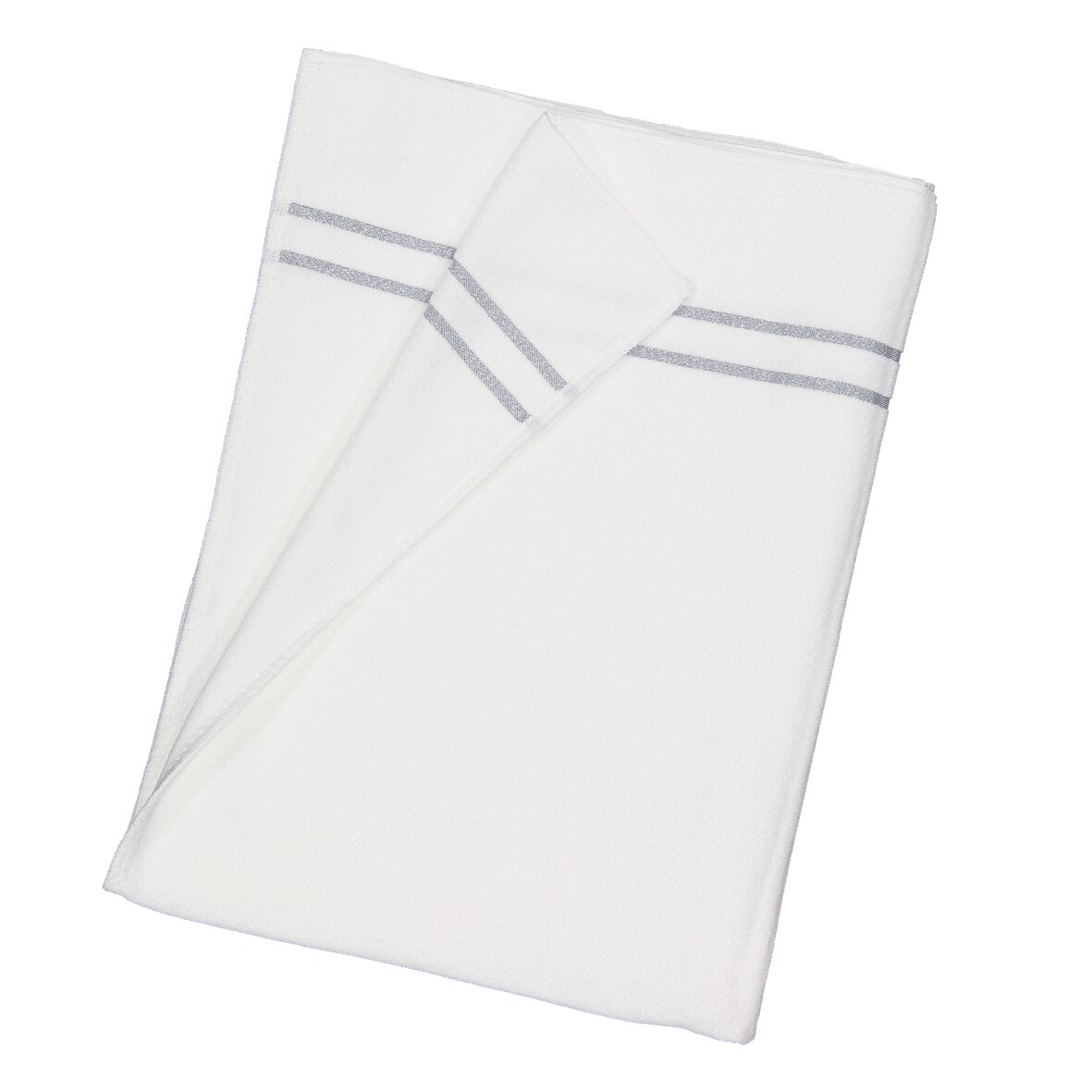 LA Chenille Badetuch 150 × 100 cm Weiß – Luxuriöses FEILER Badetuch aus Original FEILER-Chenille, Made in Germany.