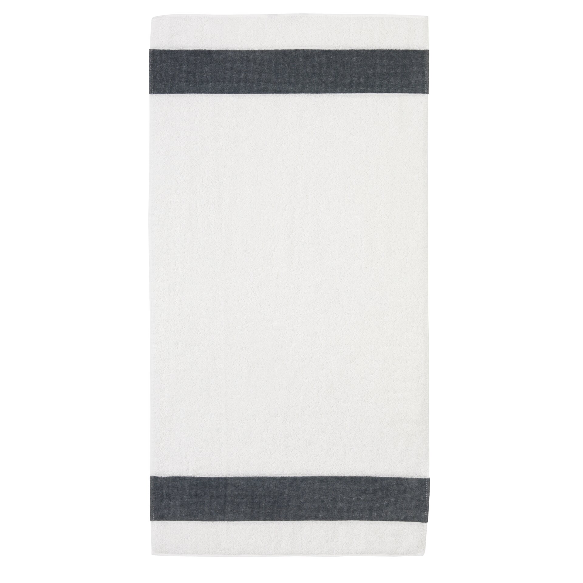 Premium FEILER hand towel, Grey, 30 x 50 cm, made from premium terry cotton with an Original FEILER chenille border, crafted in Germany.
