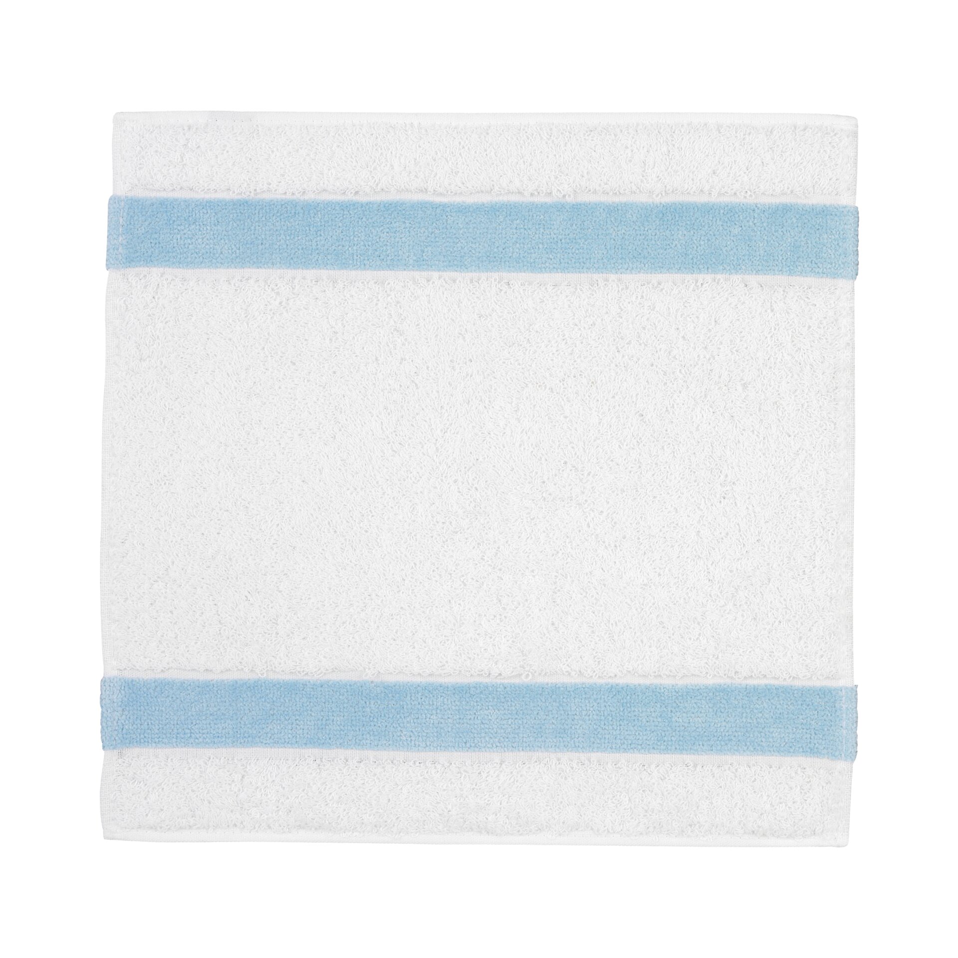EXCLUSIV Gesichtstuch 30 x 30 cm Frottier ciel – Luxuriöses FEILER Gesichtstuch in der Größe 30 × 30 cm aus Frottier mit Original FEILER-Chenille-Bordüre, Made in Germany.