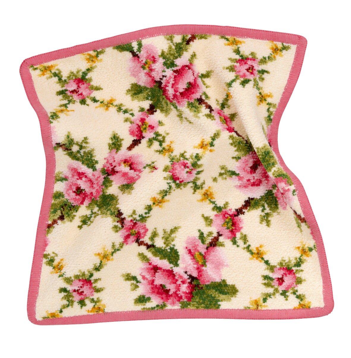 AMELIE Chenille Gesichtstuch 25 × 25 cm Himbeere – Luxuriöses FEILER Gesichtstuch aus Original FEILER-Chenille, Made in Germany.