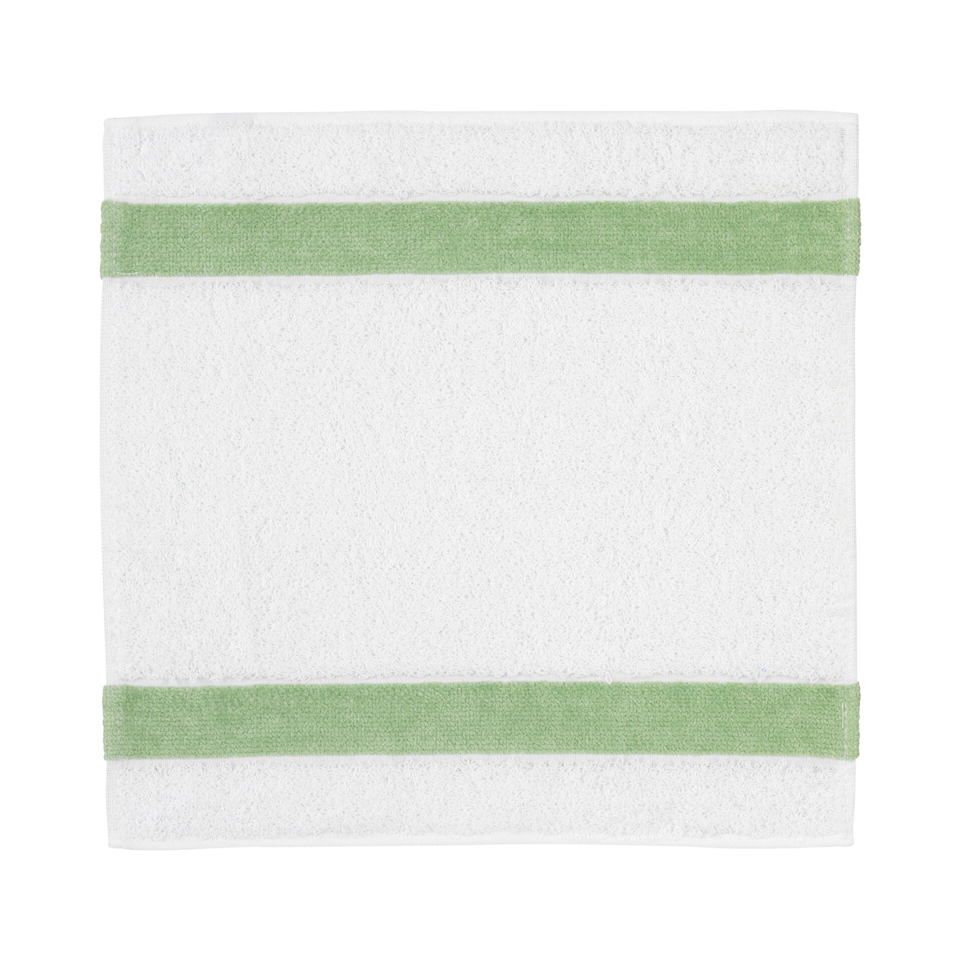 EXCLUSIV Gesichtstuch 30 x 30  cm Frottier pistazie – Luxuriöses FEILER Gesichtstuch in der Größe 30 × 30  cm aus Frottier mit Original FEILER-Chenille-Bordüre, Made in Germany.