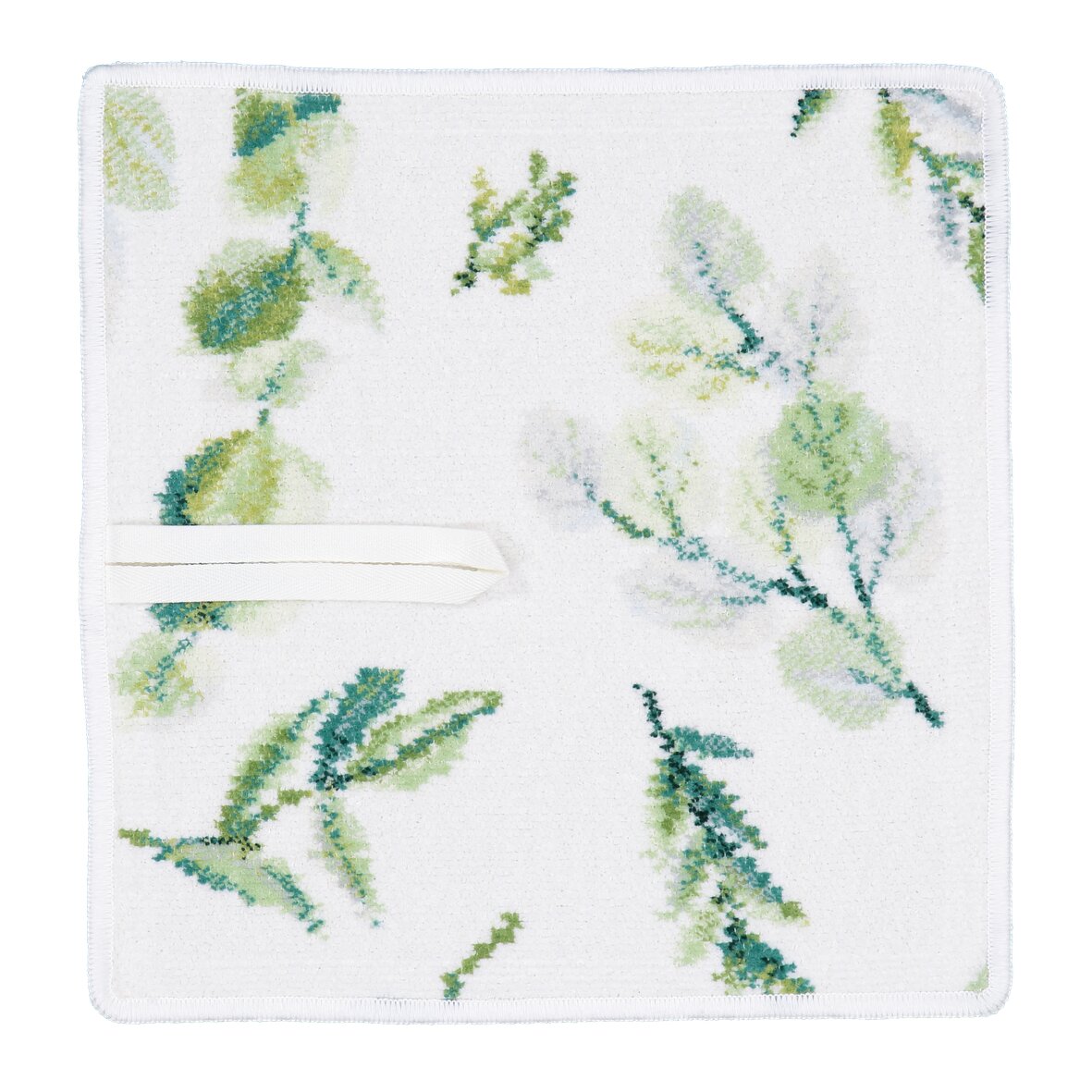 GENTLE Chenille Schnullertuch weiß – Luxuriöses FEILER Handtuch aus Original FEILER-Chenille, Made in Germany.