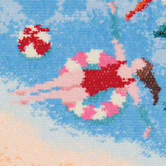 Souvenir-Motiv der FEILER PLAYA TROPICAL Kollektion.