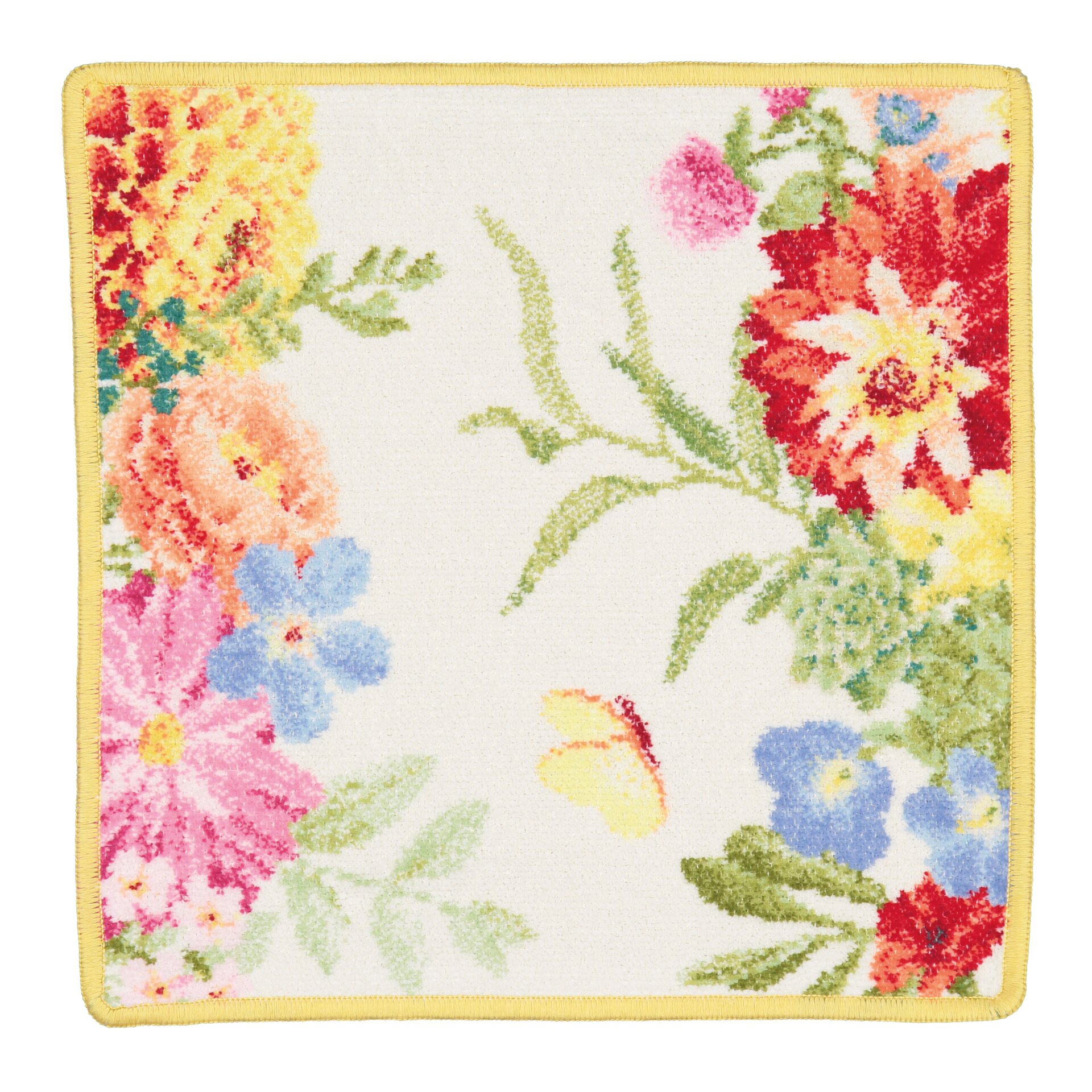 Elegant FEILER face cloth SUMMER, 30 x 30 cm, made from Original FEILER chenille, German craftsmanship.