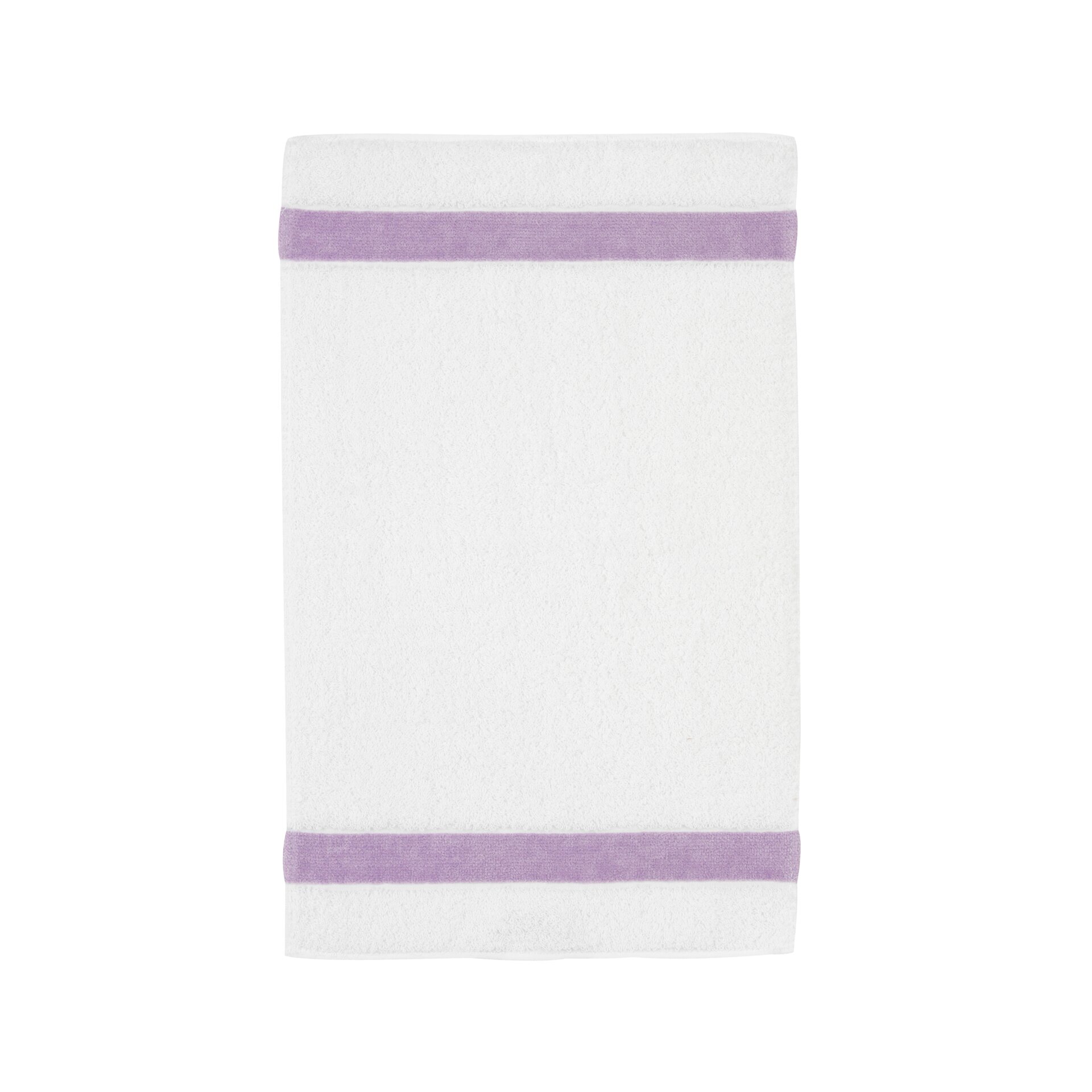 EXCLUSIV Gästehandtuch 30 x 50  cm Frottier zartflieder – Luxuriöses FEILER Handtuch in der Größe 30 × 50  cm aus Frottier mit Original FEILER-Chenille-Bordüre, Made in Germany.