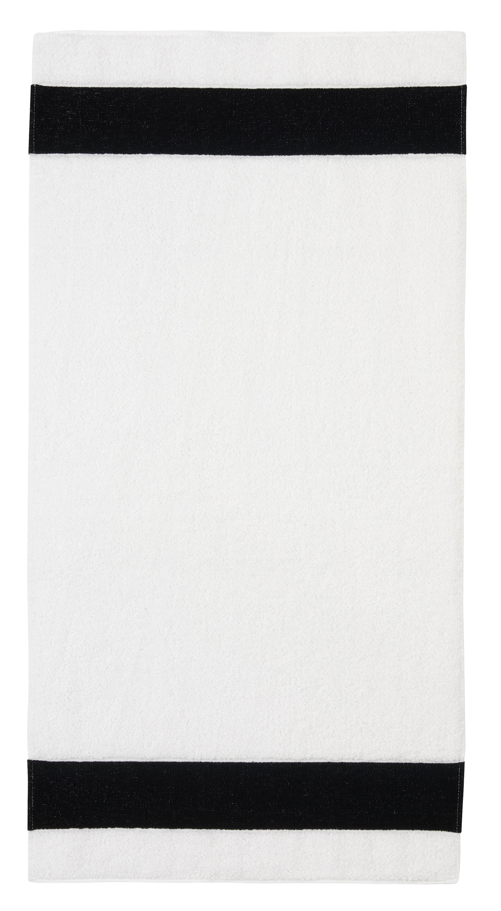 EXCLUSIV Handtuch 50 x 100 cm Frottier schwarz – Luxuriöses FEILER Handtuch in der Größe 50 × 100 cm aus Frottier mit Original FEILER-Chenille-Bordüre, Made in Germany.