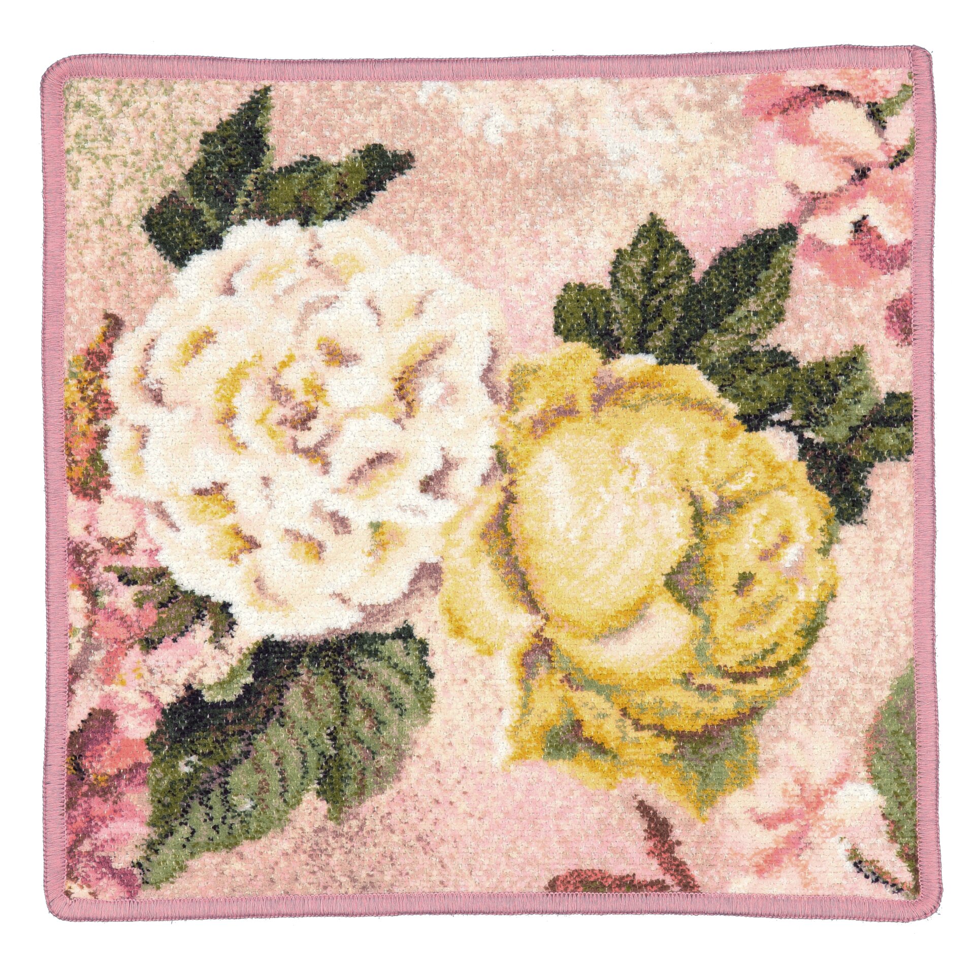 SECRET Chenille Gesichtstuch 30 × 30 cm Altrosa – Luxuriöses FEILER Gesichtstuch aus Original FEILER-Chenille, Made in Germany.