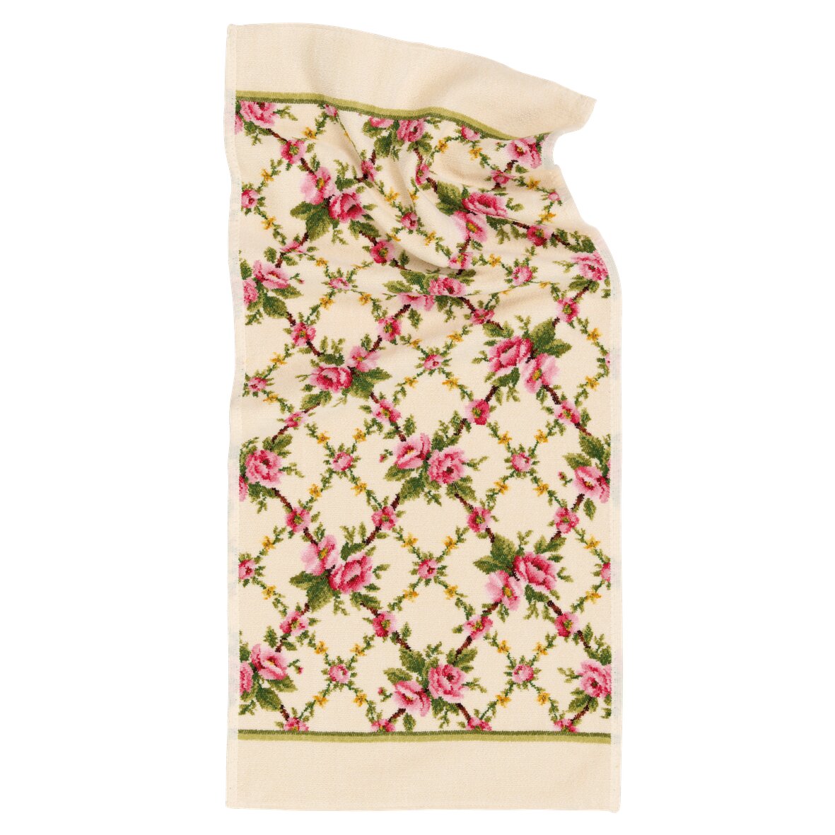 AMELIE Chenille Gästetuch 37 × 80 cm Moos – Luxuriöses FEILER Gästetuch in Moosgrün aus Original FEILER-Chenille, Made in Germany.
