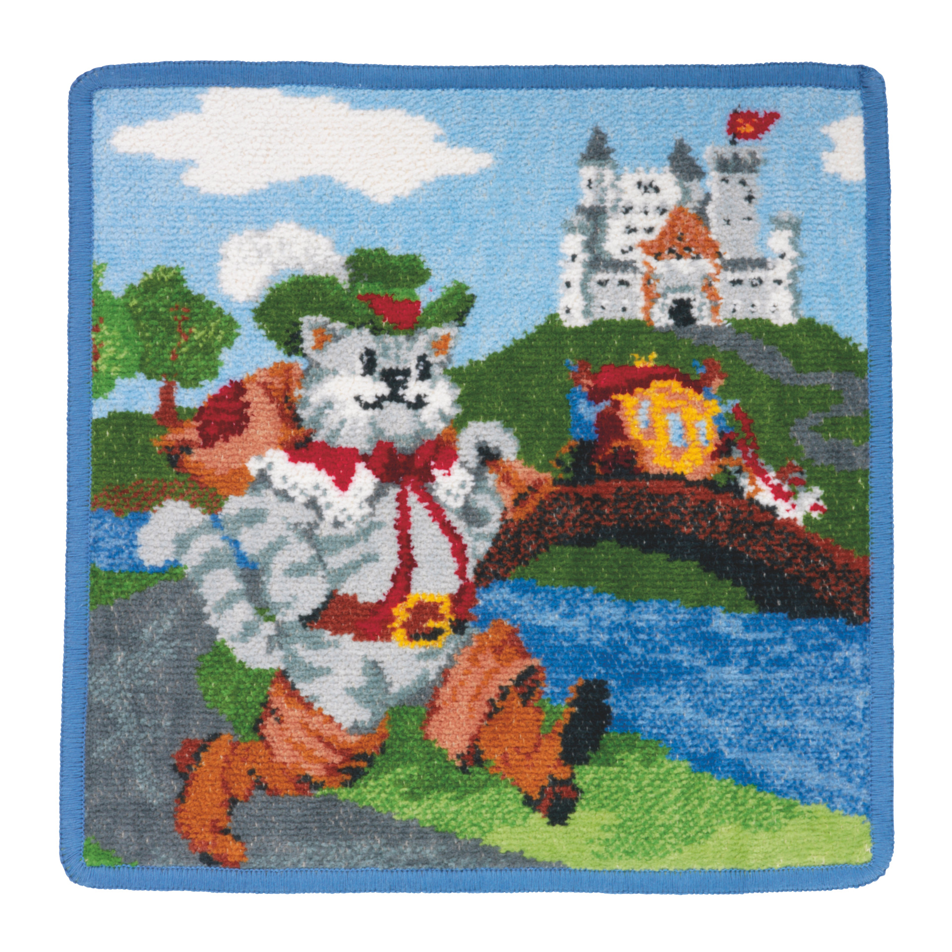 GESTIEFELTER Chenille Gesichtstuch 25 × 25 cm – Luxuriöses FEILER Gesichtstuch aus Original FEILER-Chenille, Made in Germany.