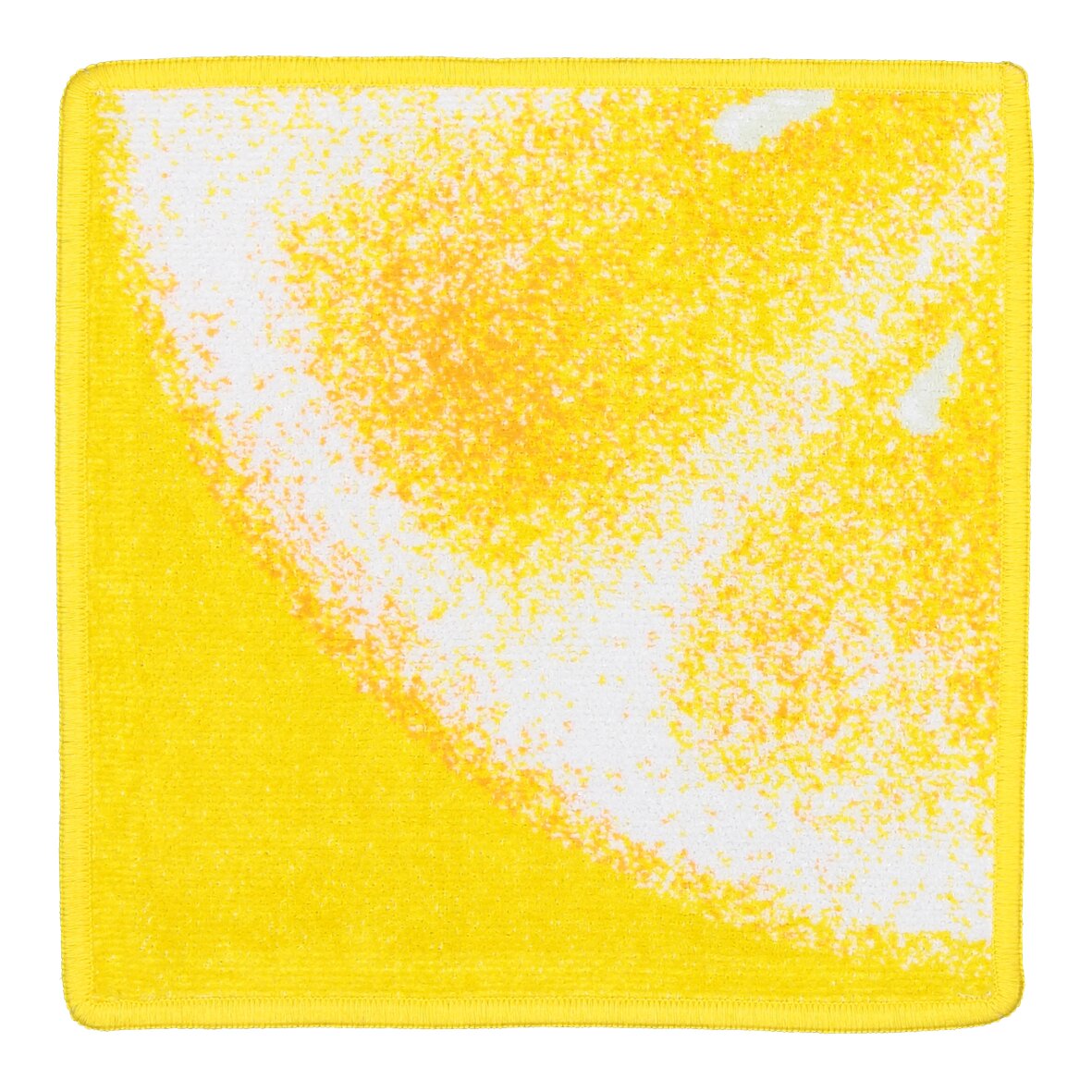 FRUITS Chenille Beautytuch 25 × 25 cm – Luxuriöses FEILER Handtuch in Orange aus Original FEILER-Chenille, Made in Germany.