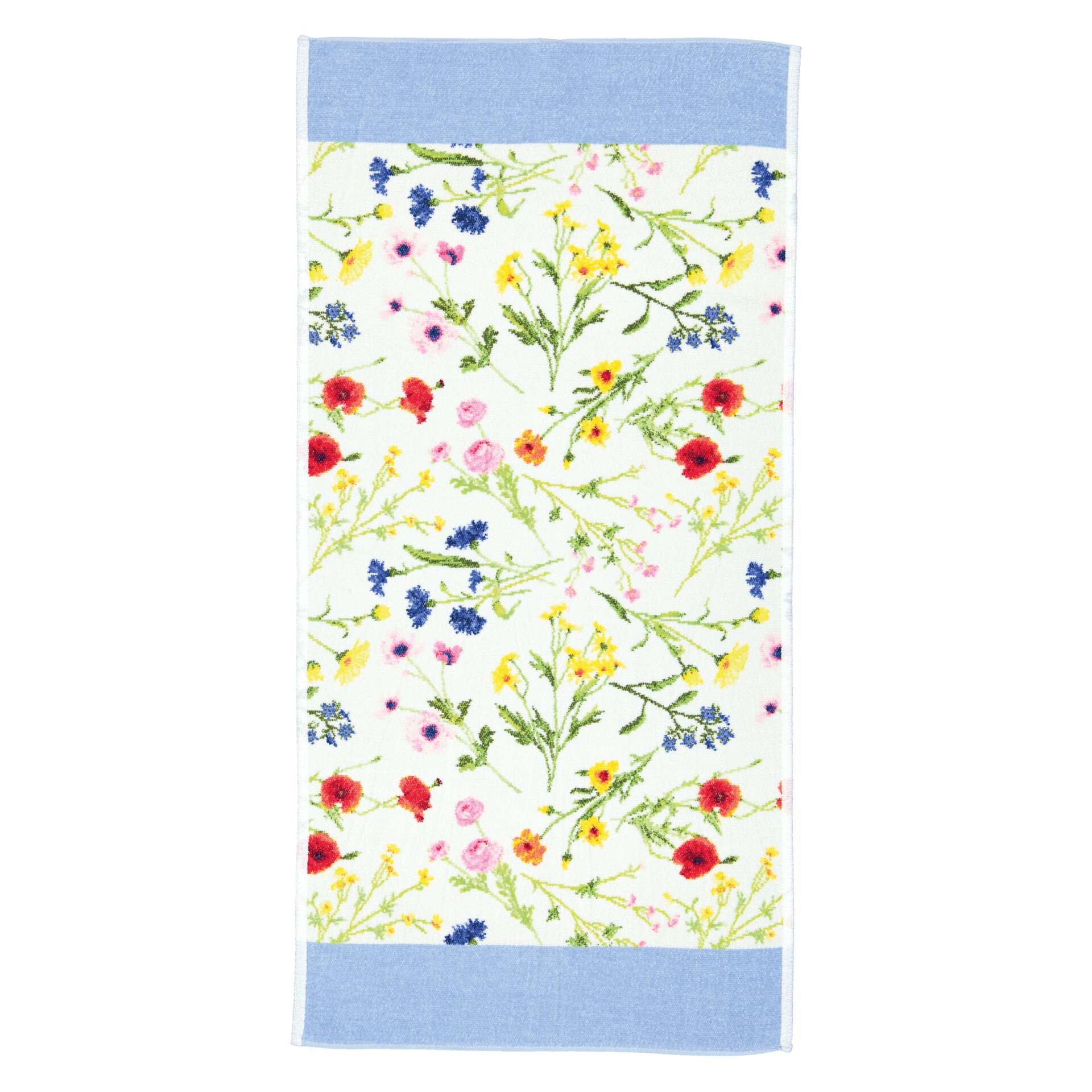 FLOWER Chenille Handtuch 50 × 100 cm – Luxuriöses FEILER Handtuch aus Original FEILER-Chenille, Made in Germany.
