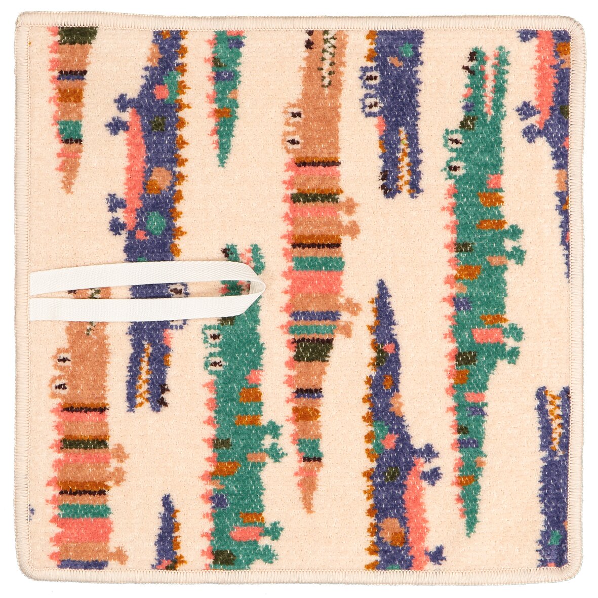FEILER Pacifier Cloth from the KROKO collection, made from Original FEILER chenille in Germany.