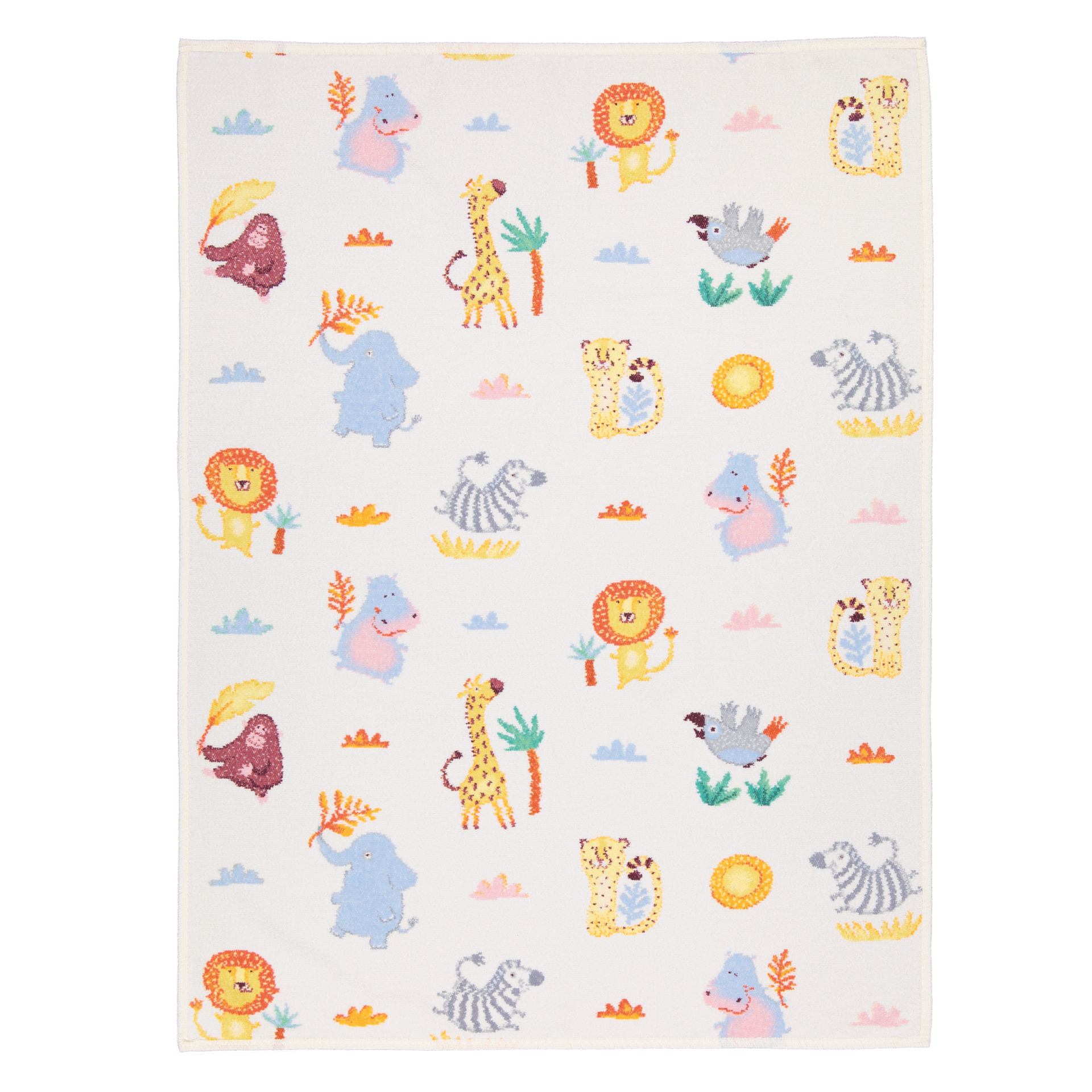 WILD Chenille Babydecke 75 × 100 cm – Luxuriöses FEILER Handtuch aus Original FEILER-Chenille, Made in Germany.