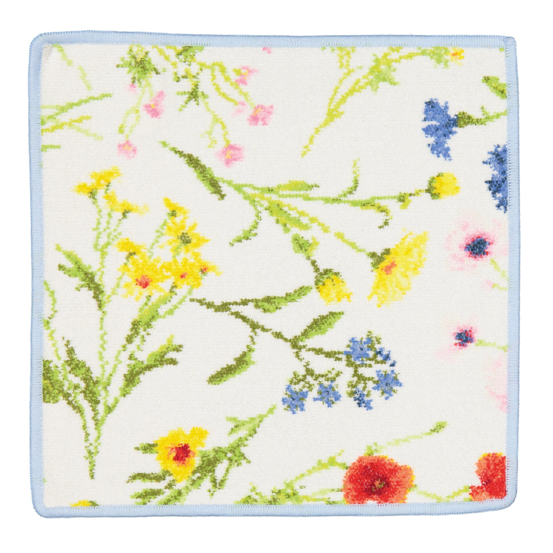 FLOWER Chenille Gesichtstuch 30 × 30 cm – Luxuriöses FEILER Gesichtstuch aus Original FEILER-Chenille, Made in Germany.