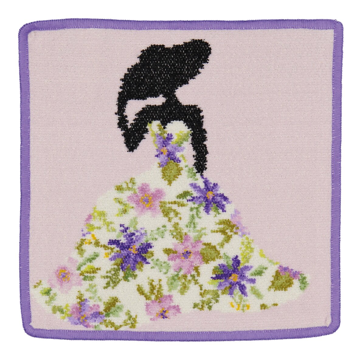 MISS Chenille Gesichtstuch 25 × 25 cm veilchen – Luxuriöses FEILER Gesichtstuch aus Original FEILER-Chenille, Made in Germany.