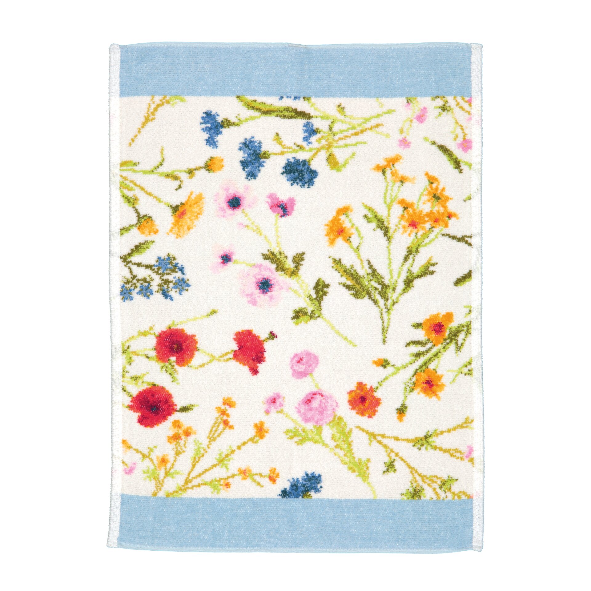 Exclusive FEILER guest towel FLOWER, 37 x 50 cm, made from Original FEILER chenille, Made in Germany.