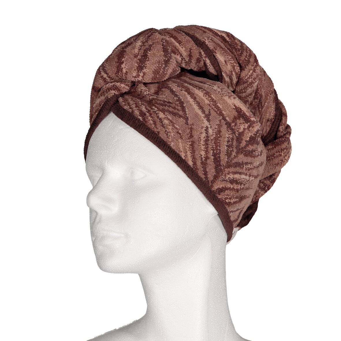 FEILER OASIS NIGHTS Handtuch-Turban in Einheitsgröße, gefertigt aus weicher Original FEILER-Chenille in Deutschland.