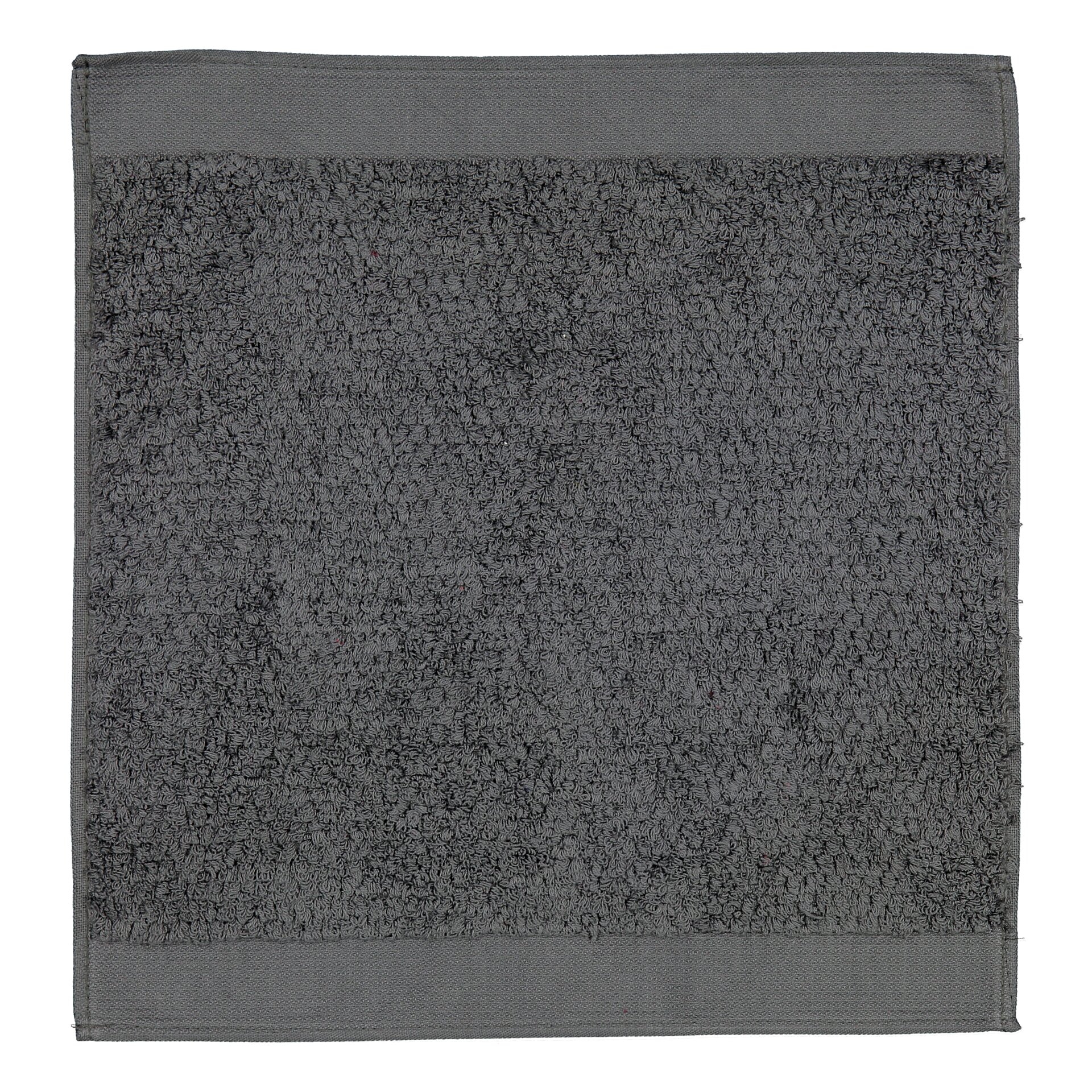 Elegant FEILER face cloth IBIZA, 30 x 30 cm, made from premium terry cotton with an Original FEILER chenille border, German craftsmanship.