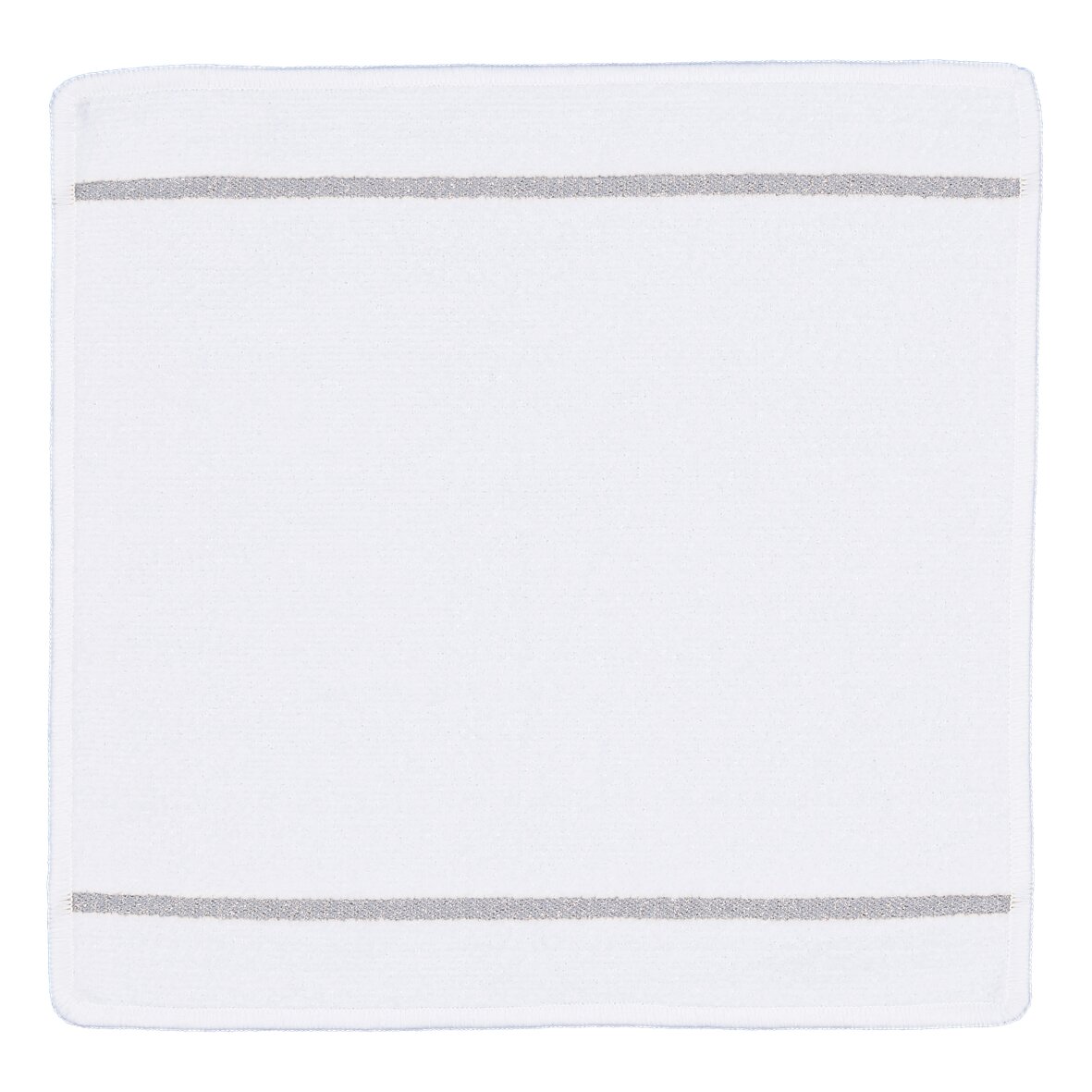 LA Chenille Gesichtstuch 30 × 30 cm Weiß – Luxuriöses FEILER Gesichtstuch aus Original FEILER-Chenille, Made in Germany.