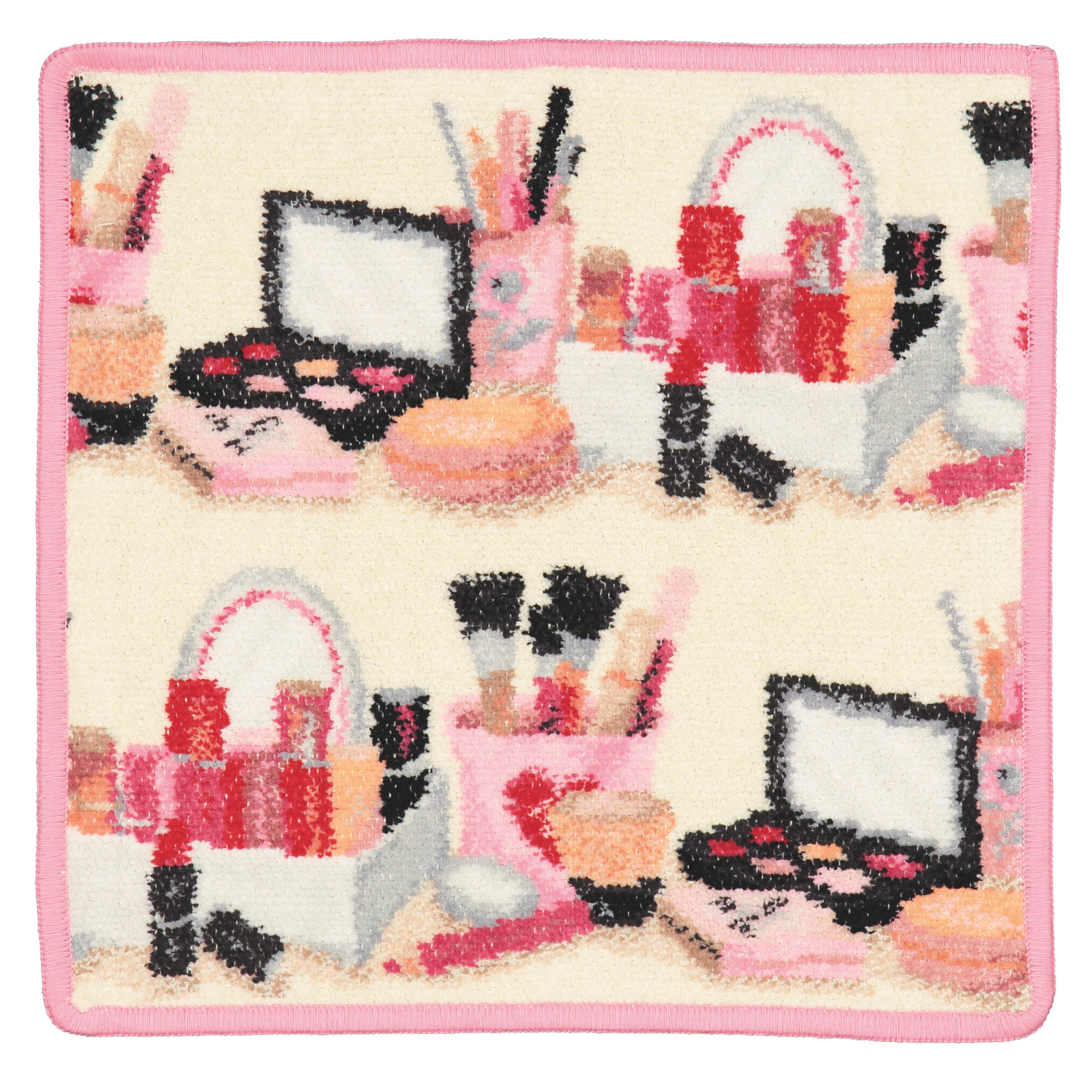 Elegant FEILER face cloth BELLA, 25 x 25 cm, made from Original FEILER chenille, German craftsmanship.