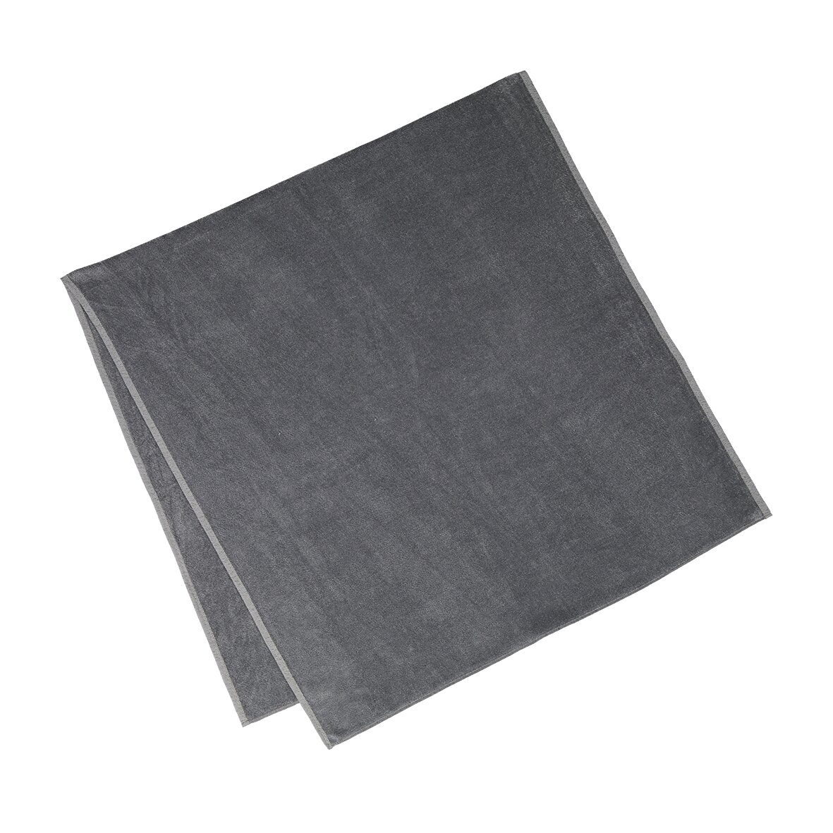 PURE Chenille-Produkt 75 × 150 Grau – Luxuriöses FEILER Handtuch aus Original FEILER-Chenille, Made in Germany.