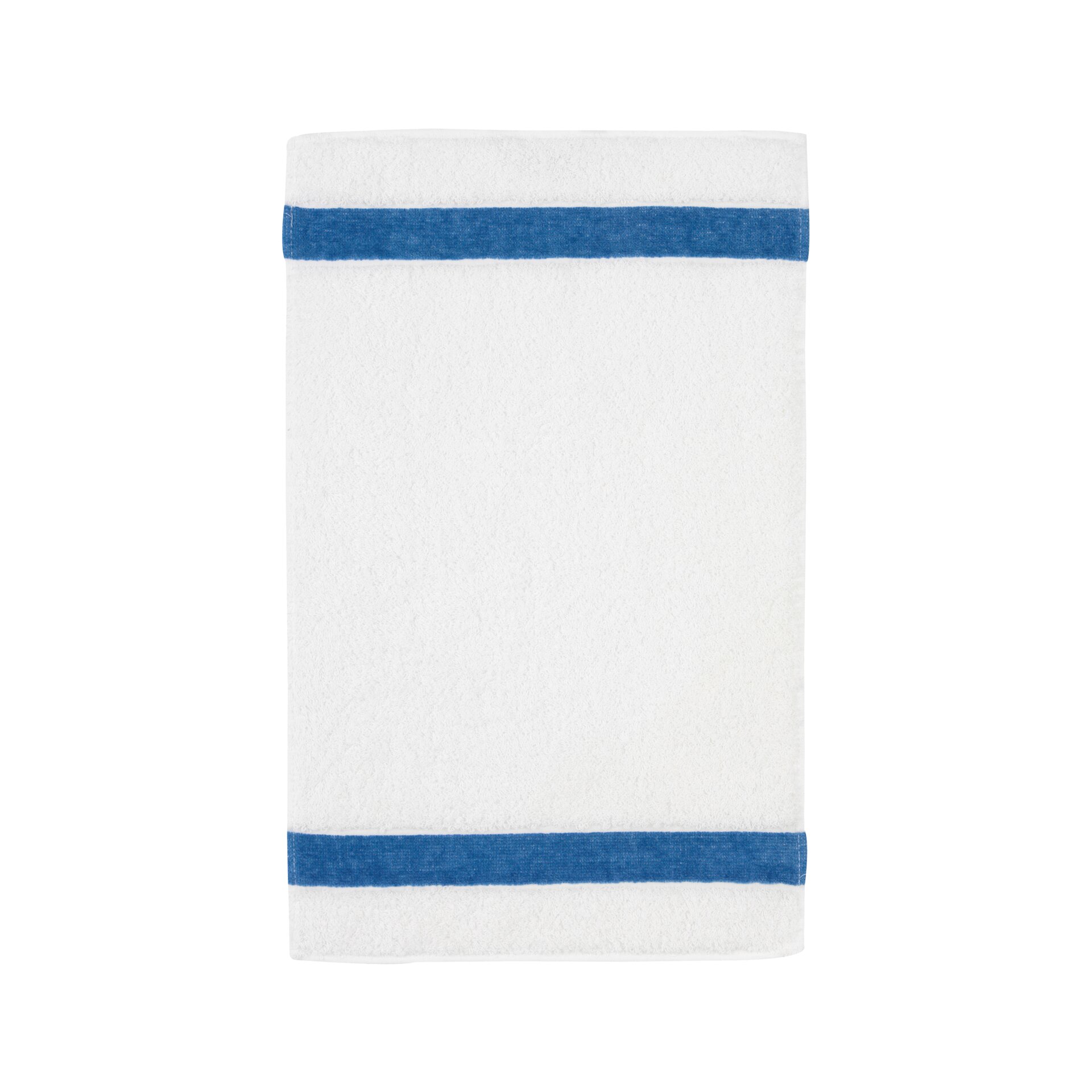 EXCLUSIV Gästehandtuch 30 x 50  cm Frottier jeansblau – Luxuriöses FEILER Handtuch in der Größe 30 × 50  cm aus Frottier mit Original FEILER-Chenille-Bordüre, Made in Germany.