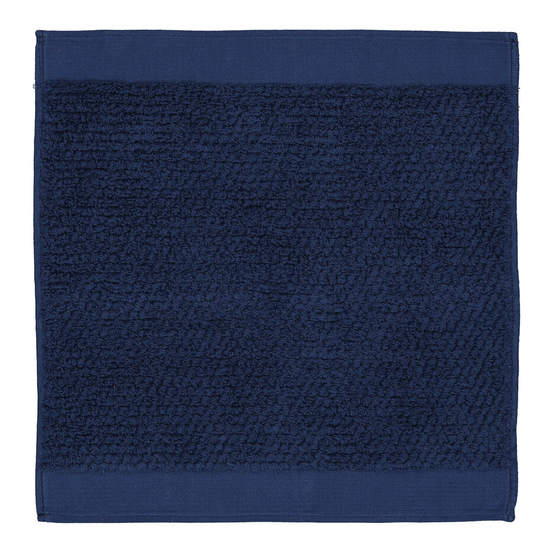 Ibiza Gästehandtuch 30 x 50 cm Frottier dunkelblau – Luxuriöses FEILER Handtuch in der Größe 30 × 50 cm aus Frottier mit Original FEILER-Chenille-Bordüre, Made in Germany.