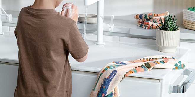 Kategorieheader mit FEILER Baby Handtuch