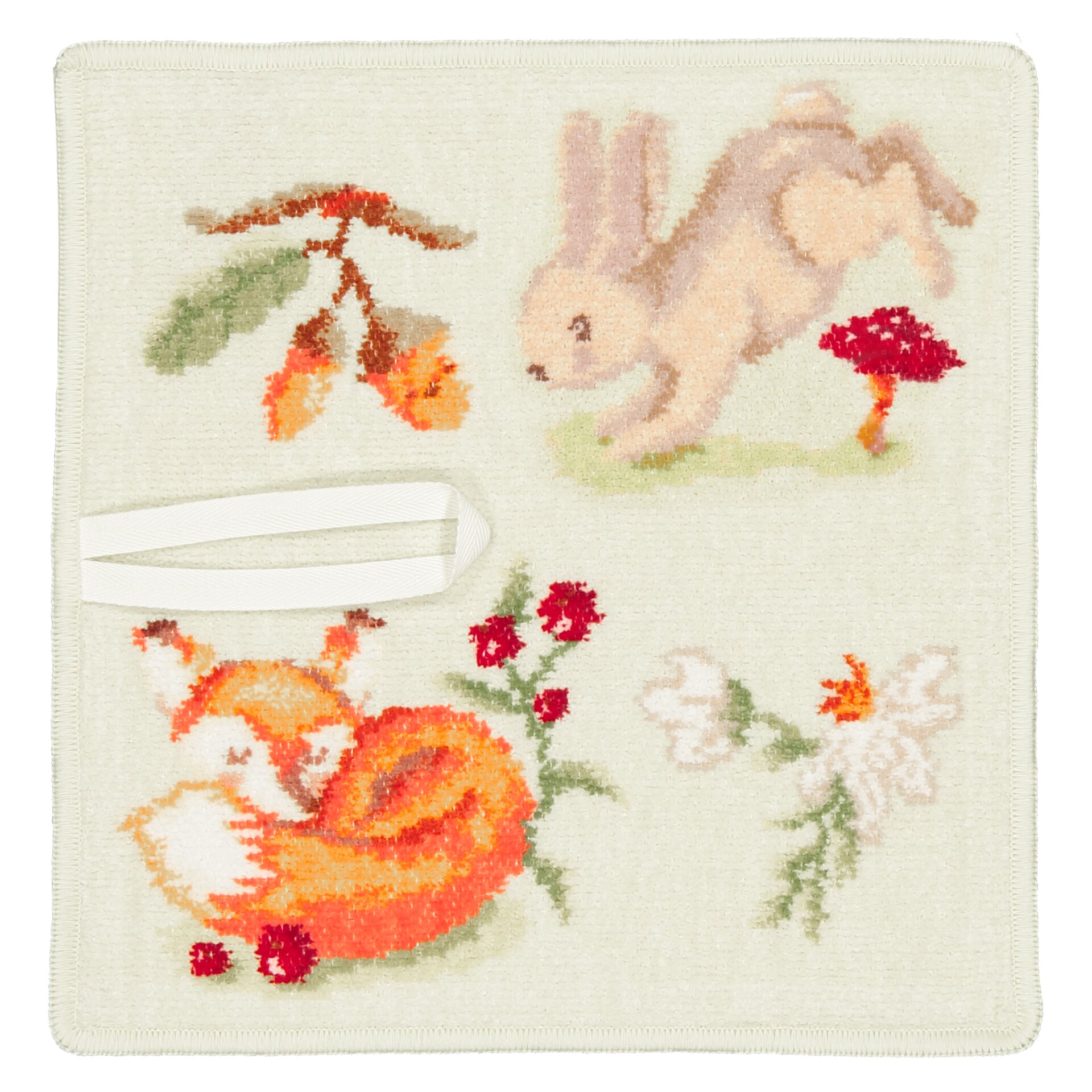 FEILER Pacifier Cloth from the FOREST TALES SCHNULLERTUCH collection, made from Original FEILER chenille in Germany.
