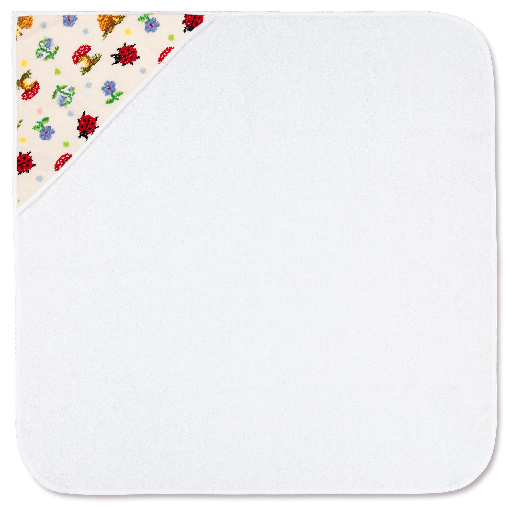 Luxury FEILER bath towel PAULI, White, 80 x 80 cm, made from premium terry cotton with an Original FEILER chenille border, Made in Germany.