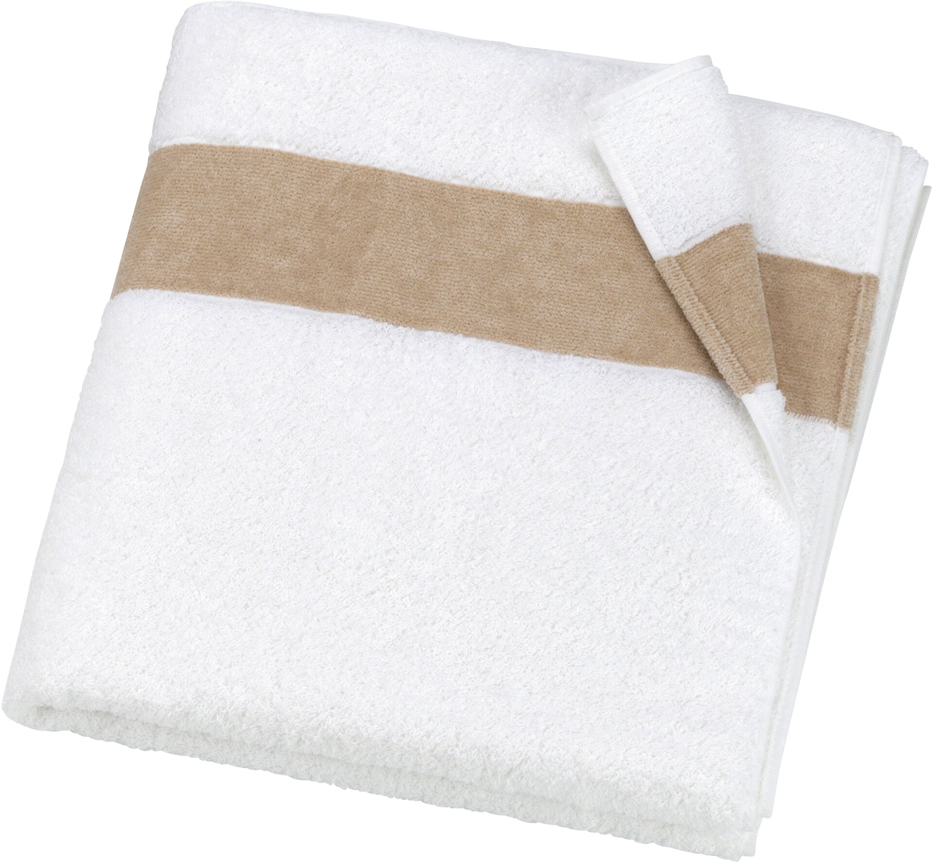EXCLUSIV Duschtuch 68 x 150  cm Frottier kiesel – Luxuriöses FEILER Duschtuch in der Größe 68 × 150  cm aus Frottier mit Original FEILER-Chenille-Bordüre, Made in Germany.
