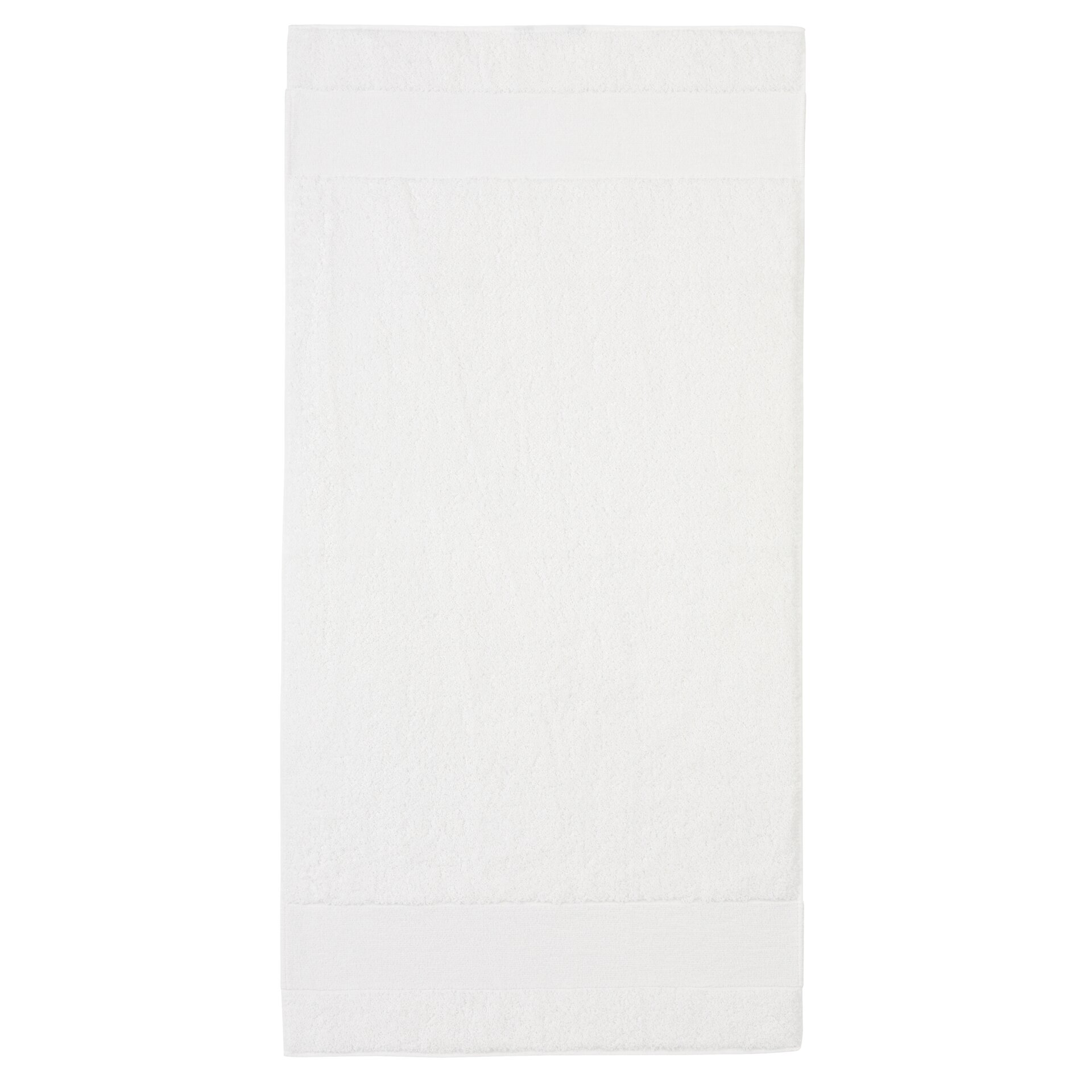 High-quality FEILER hand towel, White, 30 x 50 cm, made from premium terry cotton with an Original FEILER chenille border, crafted in Germany.