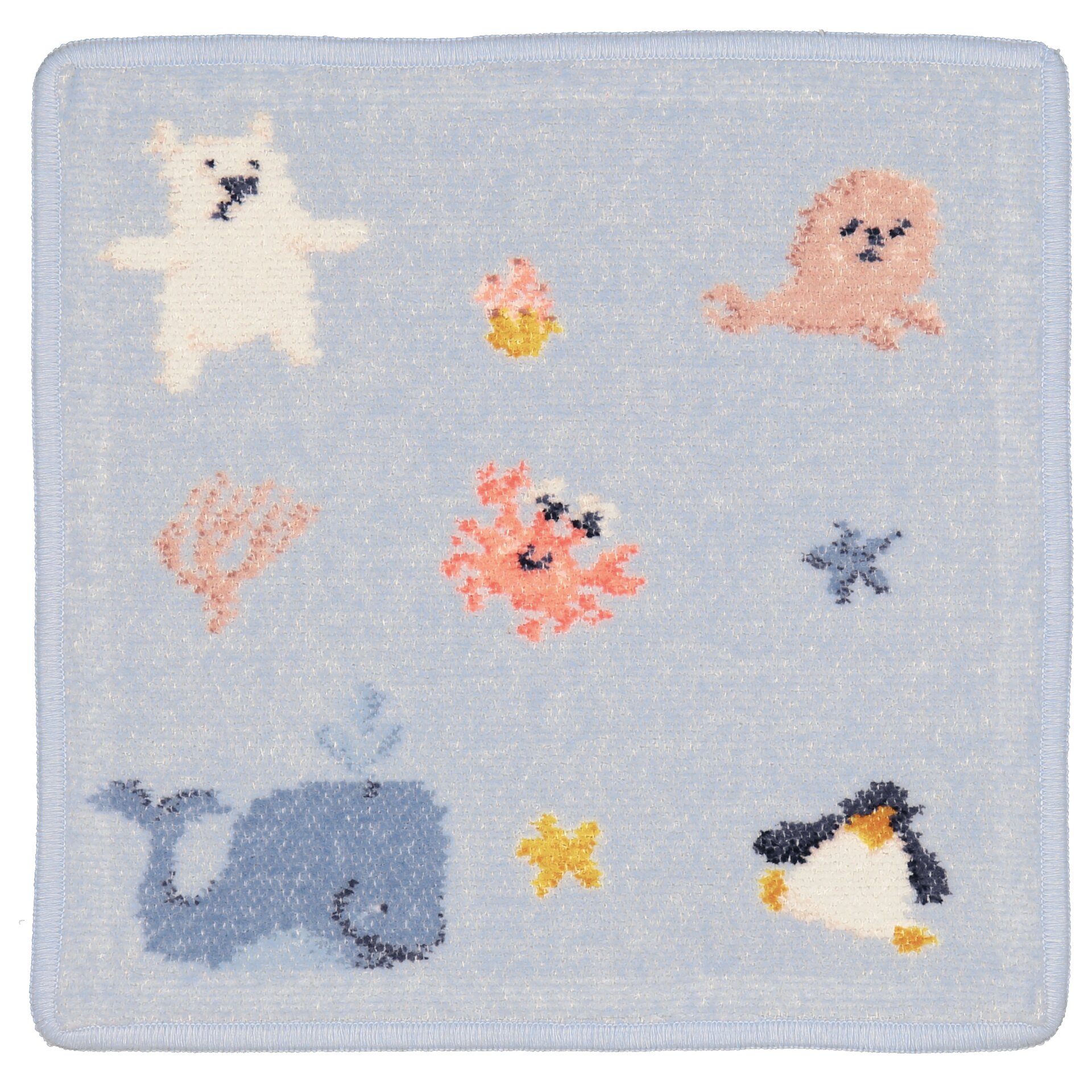 POLAR Chenille Gesichtstuch 25 × 25 cm – Luxuriöses FEILER Gesichtstuch aus Original FEILER-Chenille, Made in Germany.