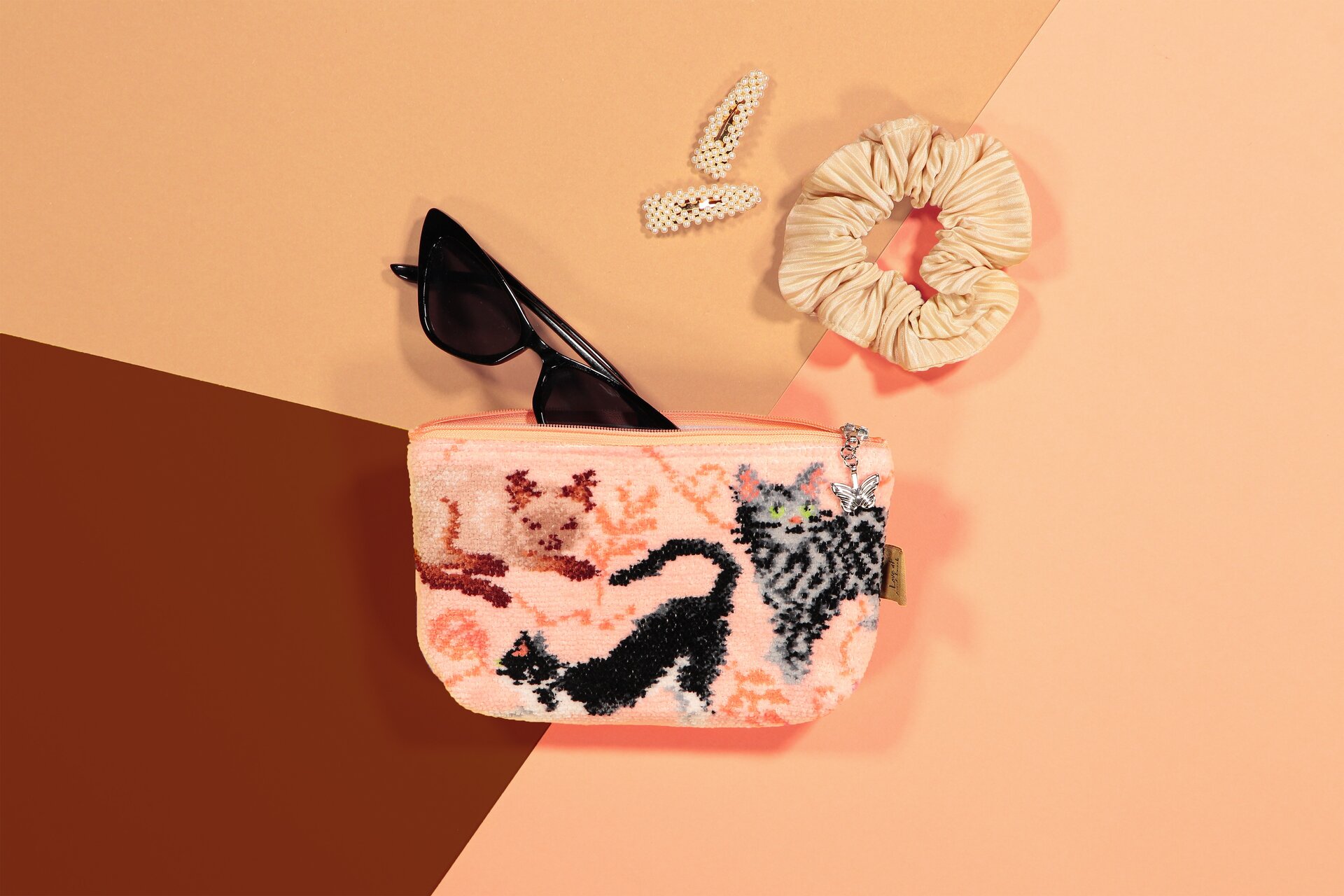 FLUFFY FRIENDS  Schmink-Tasche klein 18 x 11 x 4 cm