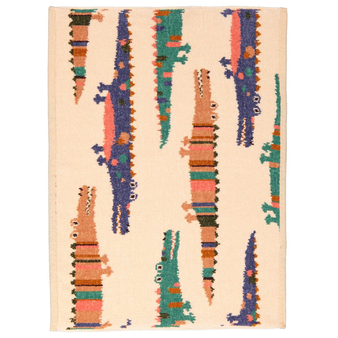 FEILER Guest Towel from the KROKO collection, size 37 × 50 cm, made from Original FEILER chenille in Germany.