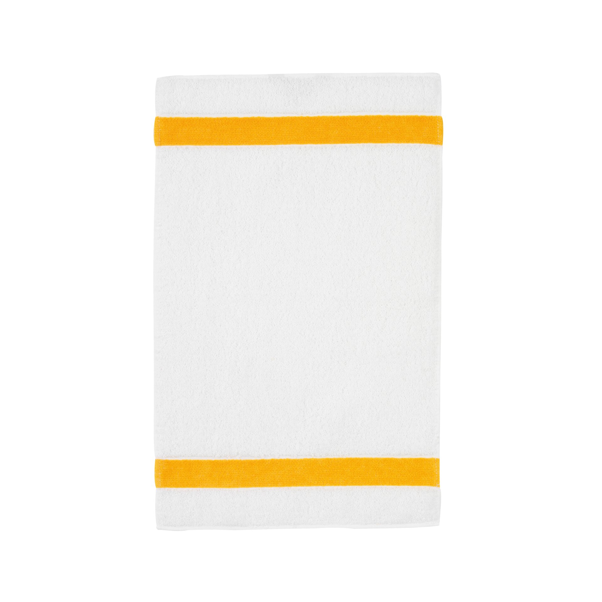 EXCLUSIV Gästehandtuch 30 x 50 cm Frottier sonne – Luxuriöses FEILER Handtuch in der Größe 30 × 50 cm aus Frottier mit Original FEILER-Chenille-Bordüre, Made in Germany.