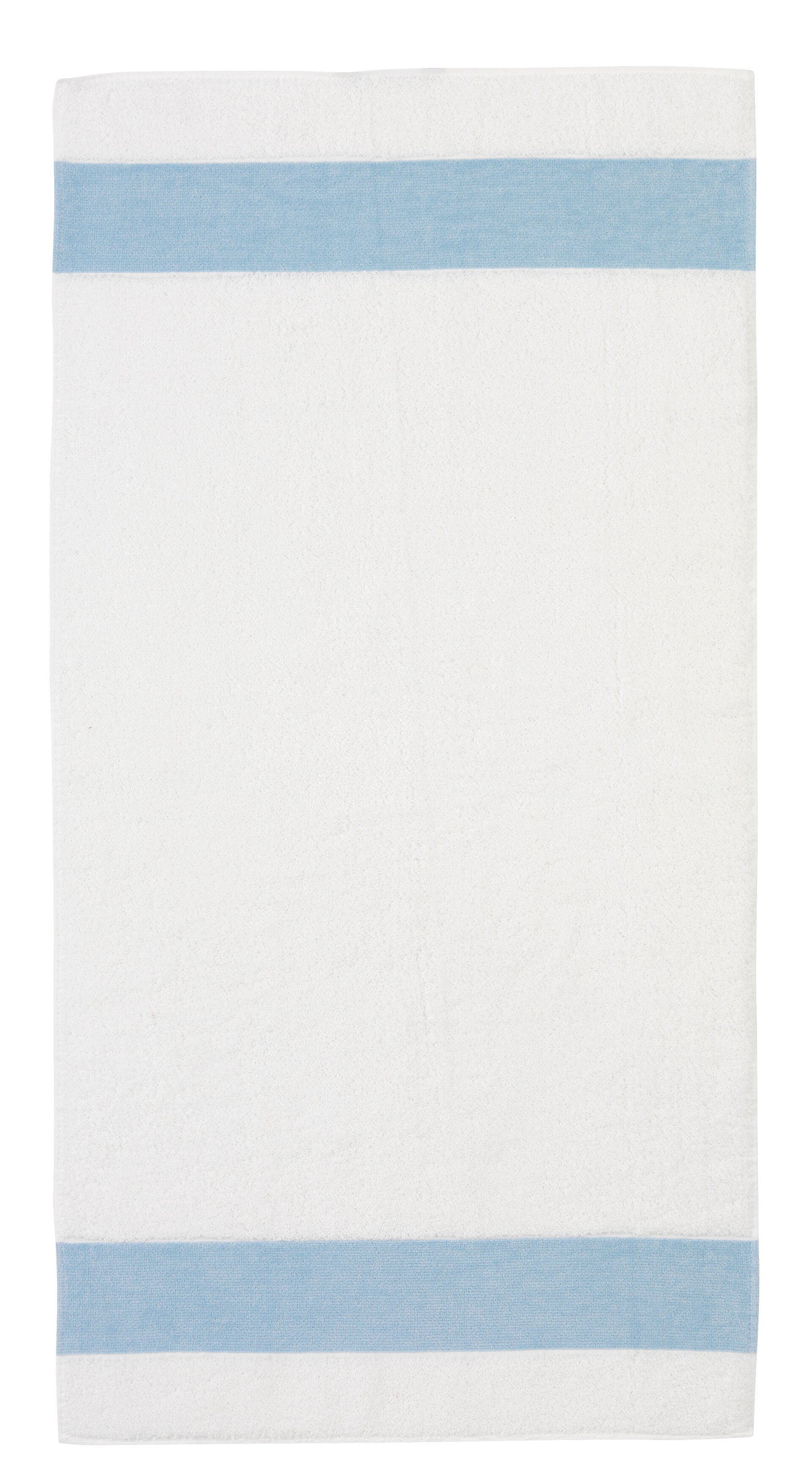 EXCLUSIV Handtuch 50 x 100 cm Frottier ciel – Luxuriöses FEILER Handtuch in der Größe 50 × 100 cm aus Frottier mit Original FEILER-Chenille-Bordüre, Made in Germany.