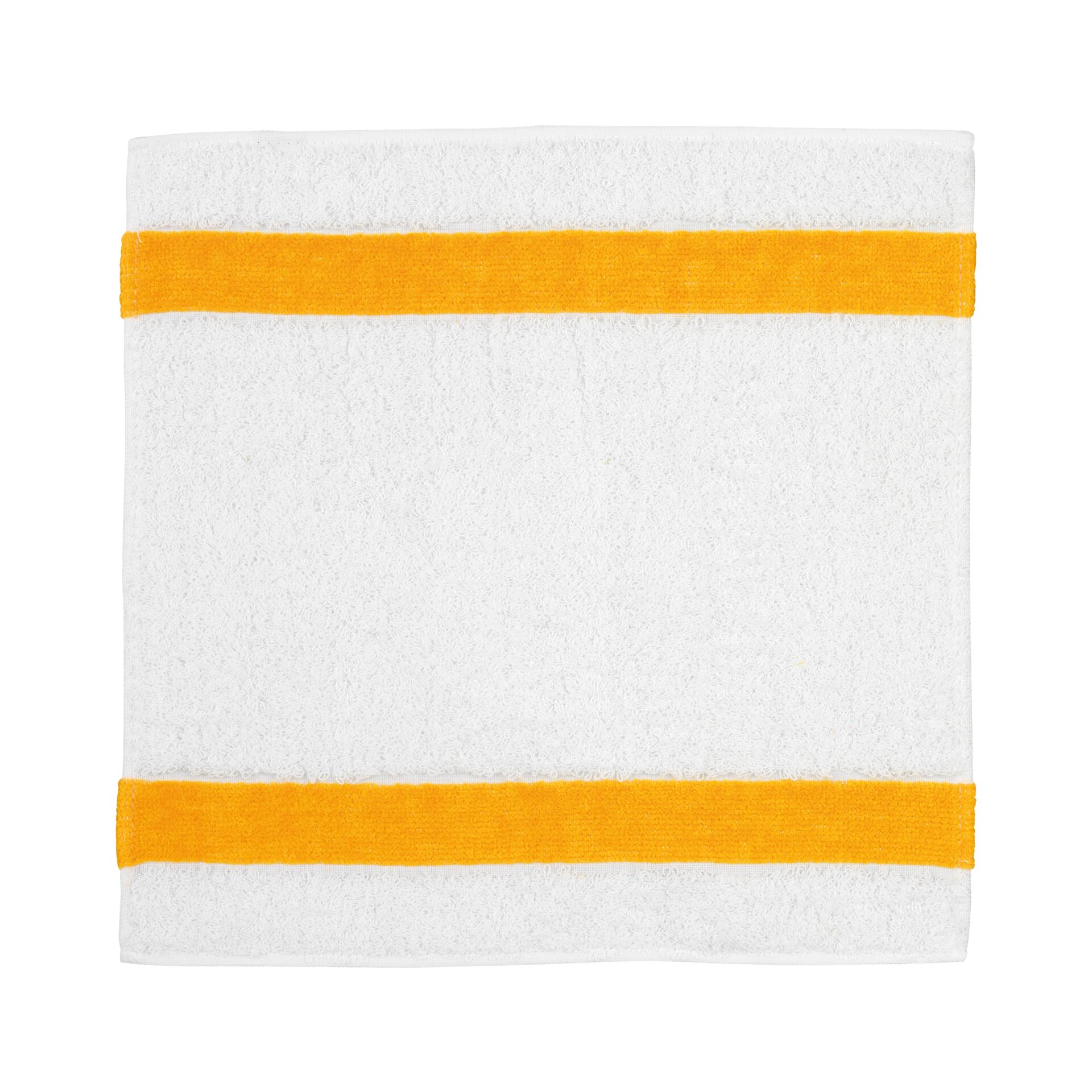 EXCLUSIV Gesichtstuch 30 x 30  cm Frottier sonne – Luxuriöses FEILER Gesichtstuch in der Größe 30 × 30  cm aus Frottier mit Original FEILER-Chenille-Bordüre, Made in Germany.